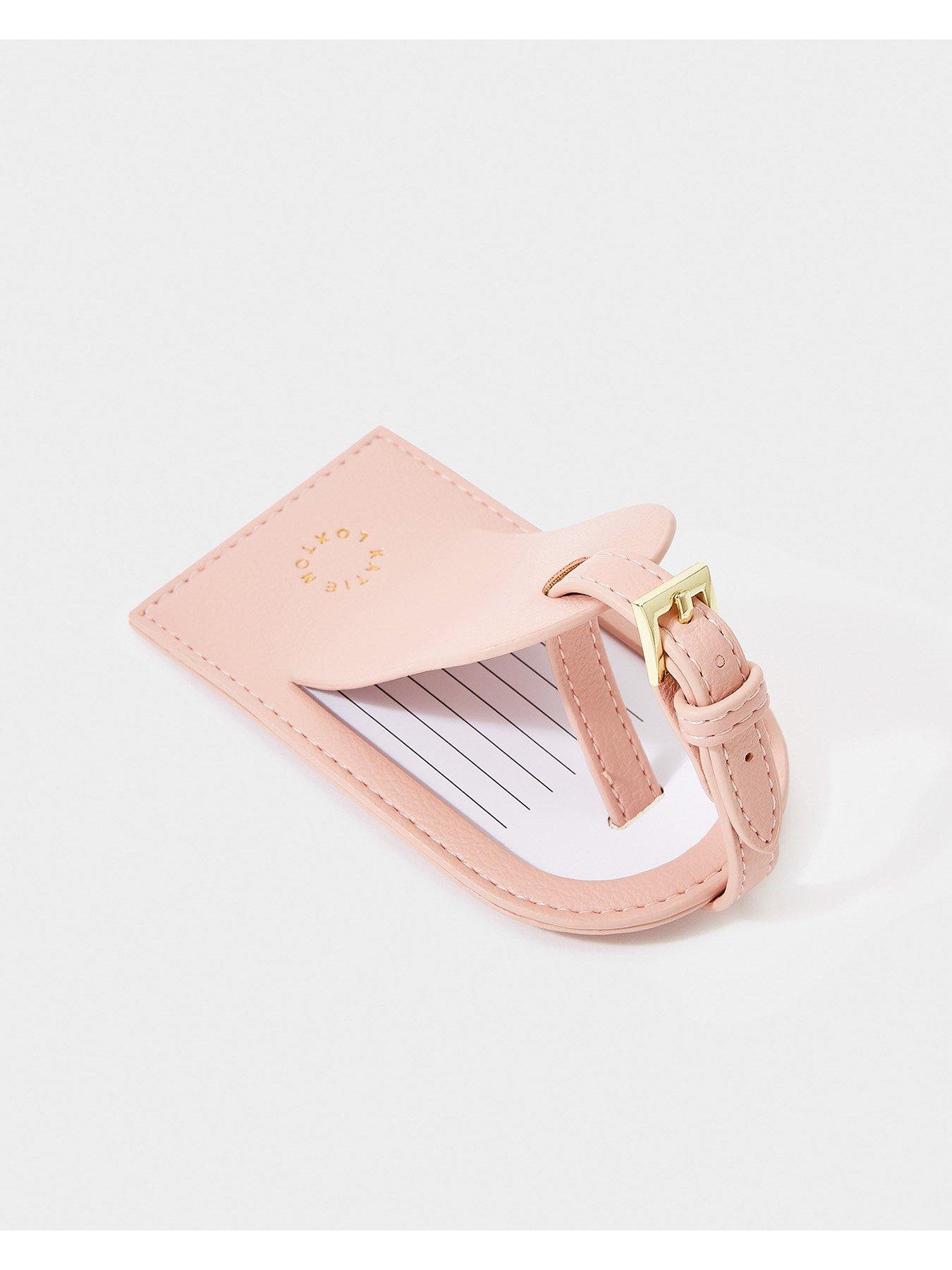 Image 2 of 3 of Katie Loxton MY FIRST LUGGAGE TAG | Pink | 11.2cm x 6cm x 0.3cm