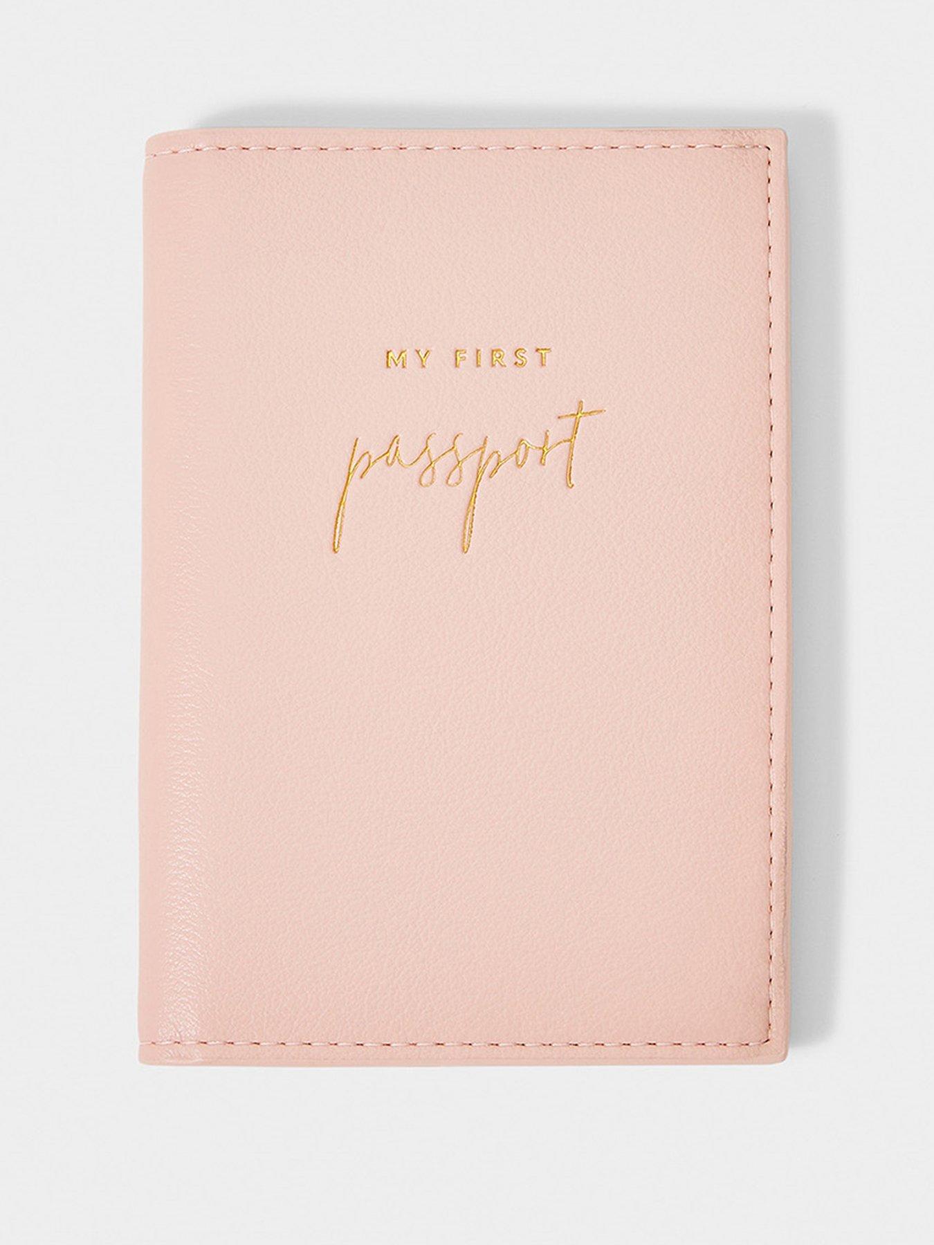 Image 1 of 3 of Katie Loxton MY FIRST PASSPORT HOLDER | Pink | 14.5cm x 10cm x 0.8cm