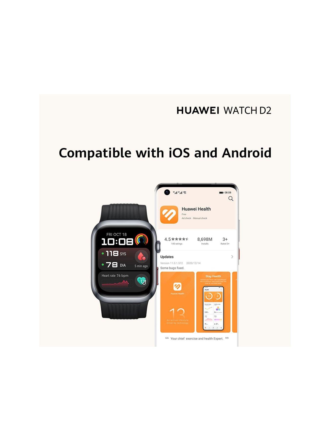 Image 7 of 7 of Huawei Watch D2 Black