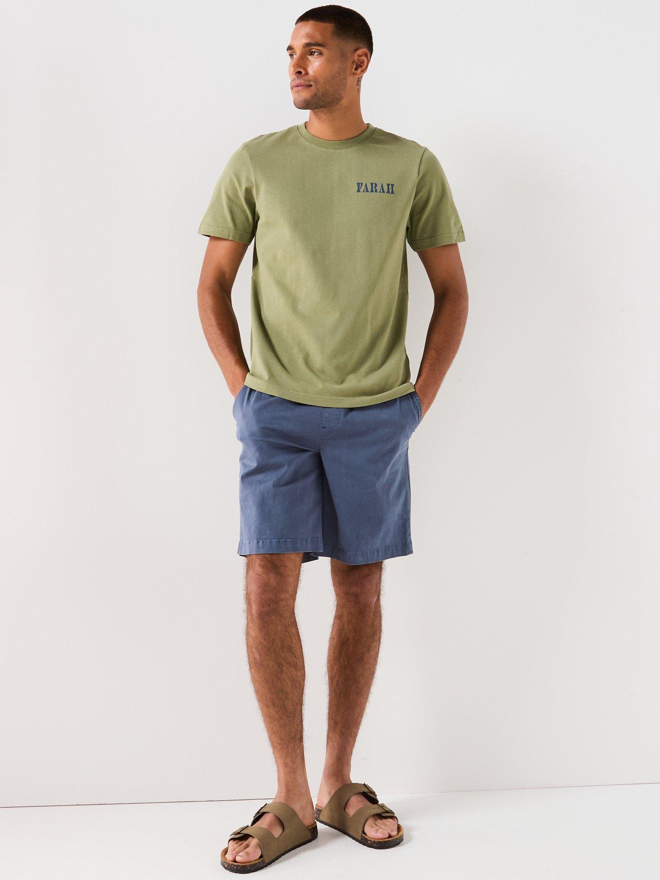 Image 6 of 6 of Farah Bulford Back Print Graphic T-shirt- Green