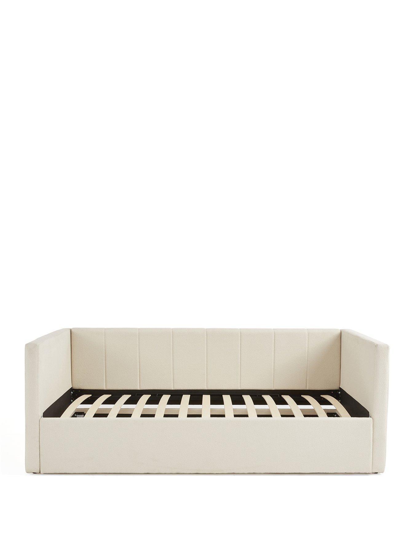 Image 2 of 7 of The Very Collection Floren Boucle Day Bed with Low Level Trundle and Mattress Options (Buy &amp; SAVE!)&nbsp;- FSC&reg; Certified