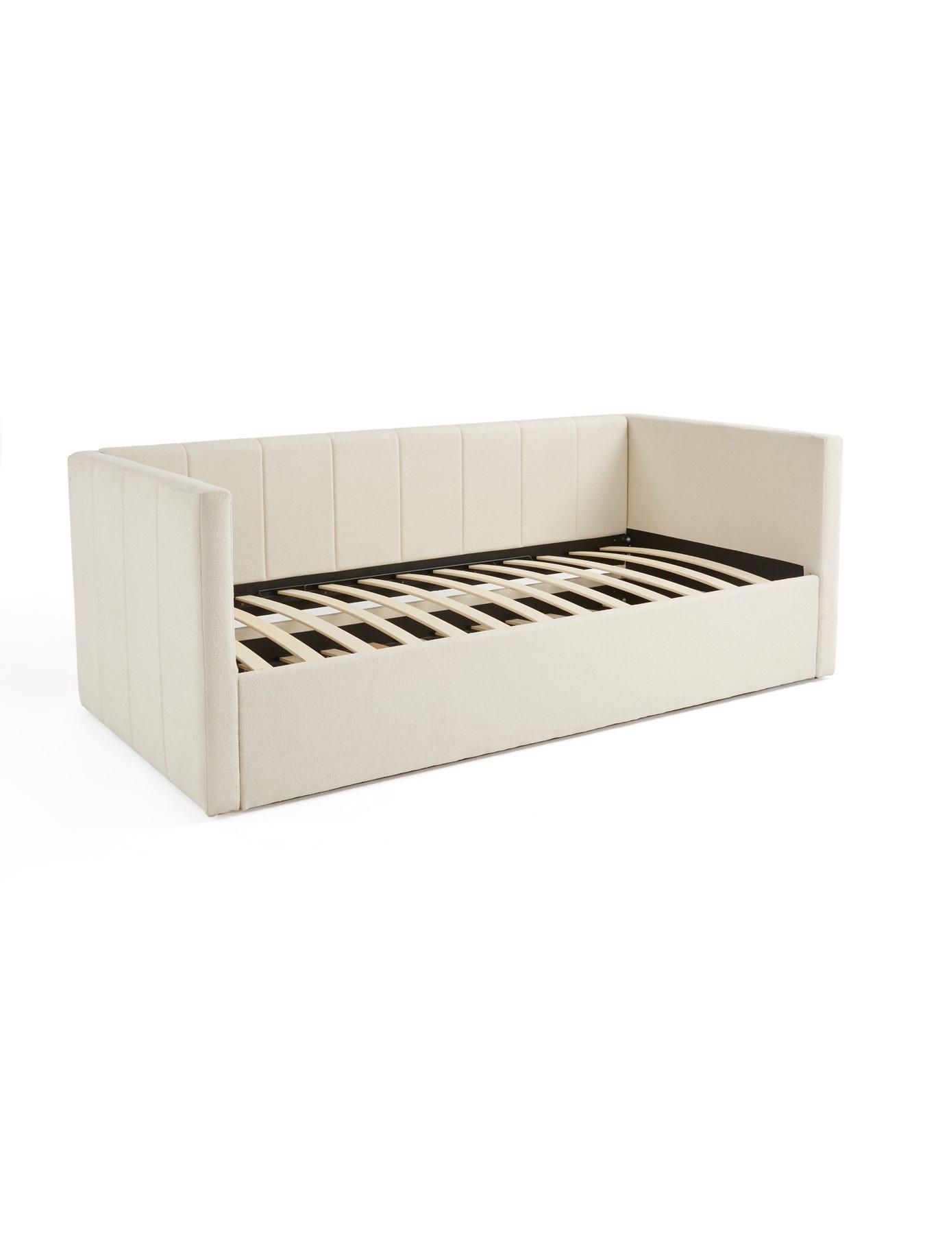 Image 3 of 7 of The Very Collection Floren Boucle Day Bed with Low Level Trundle and Mattress Options (Buy &amp; SAVE!)&nbsp;- FSC&reg; Certified