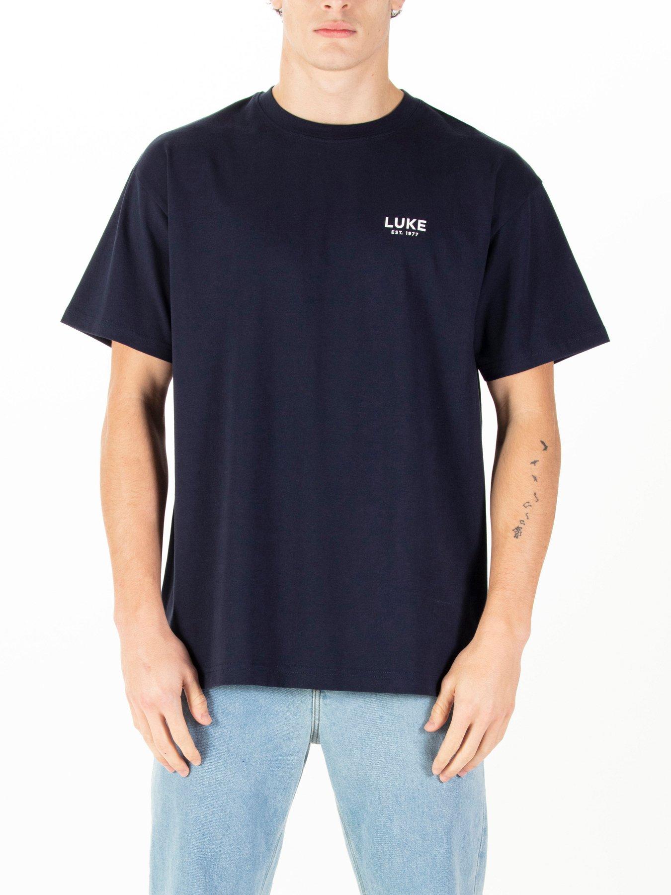 undefined Excquisite Relaxed Fit Short Sleeve T-shirt - Navy