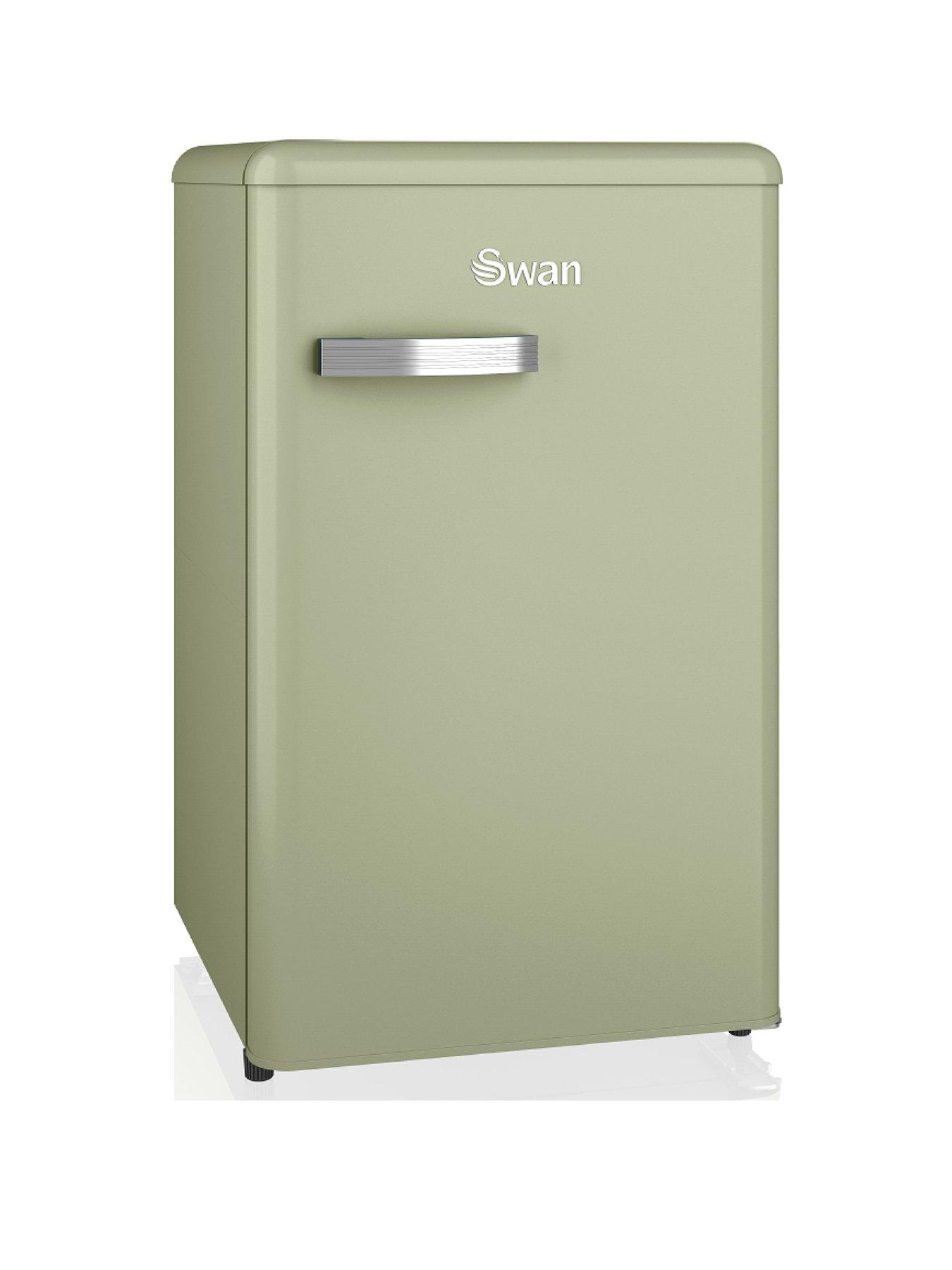 undefined SR11035GNE Retro Green Under-Counter Fridge 90L