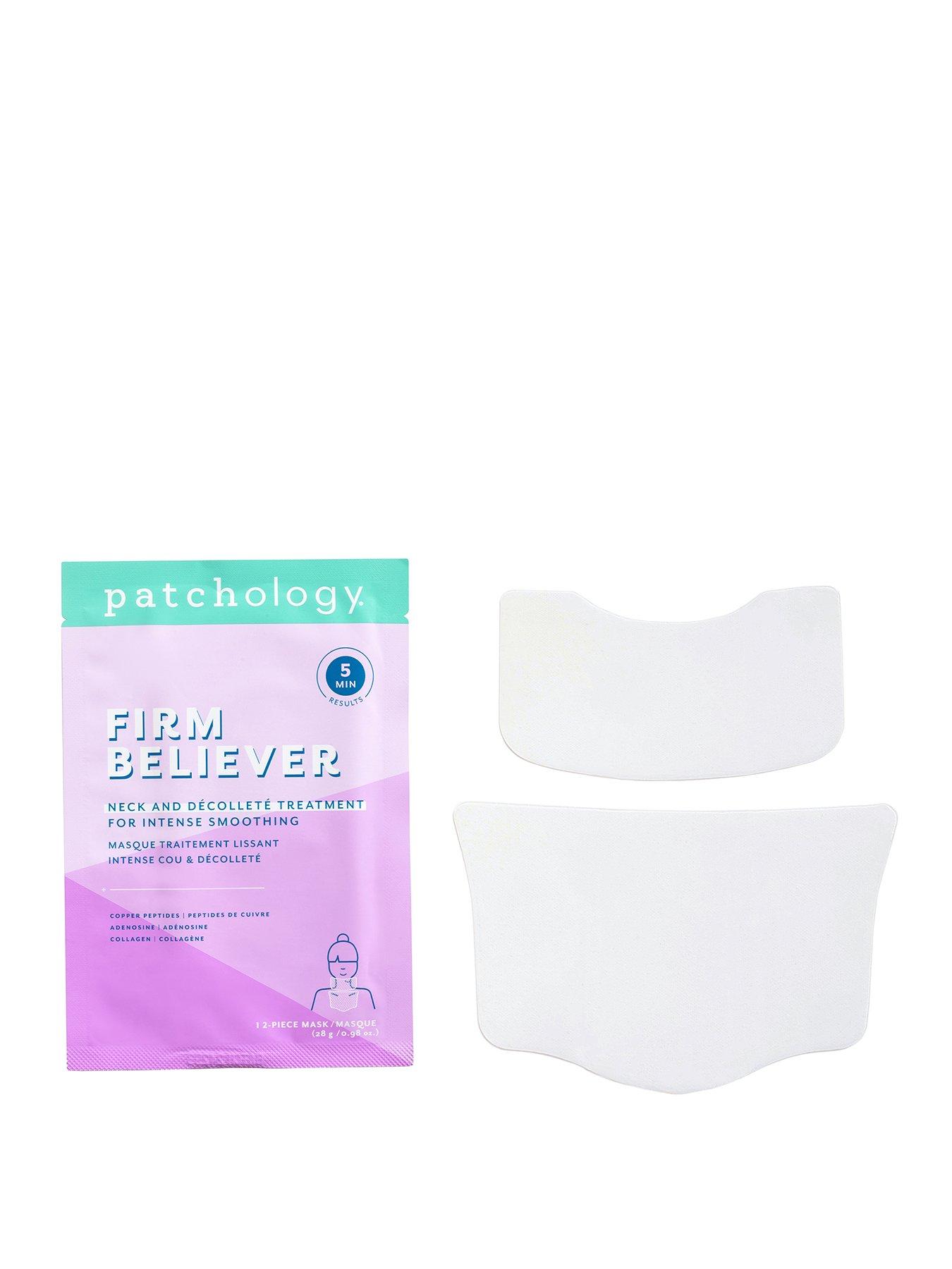 Patchology Firm Believer Neck & Decollete Treatment for Intense Smoothing (2-piece Hydrogel Mask), One Colour, Women
