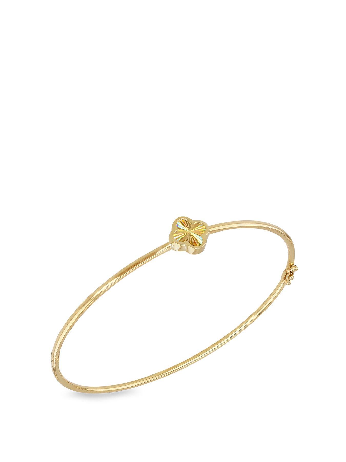 undefined 9ct Rainbow Petal Bangle