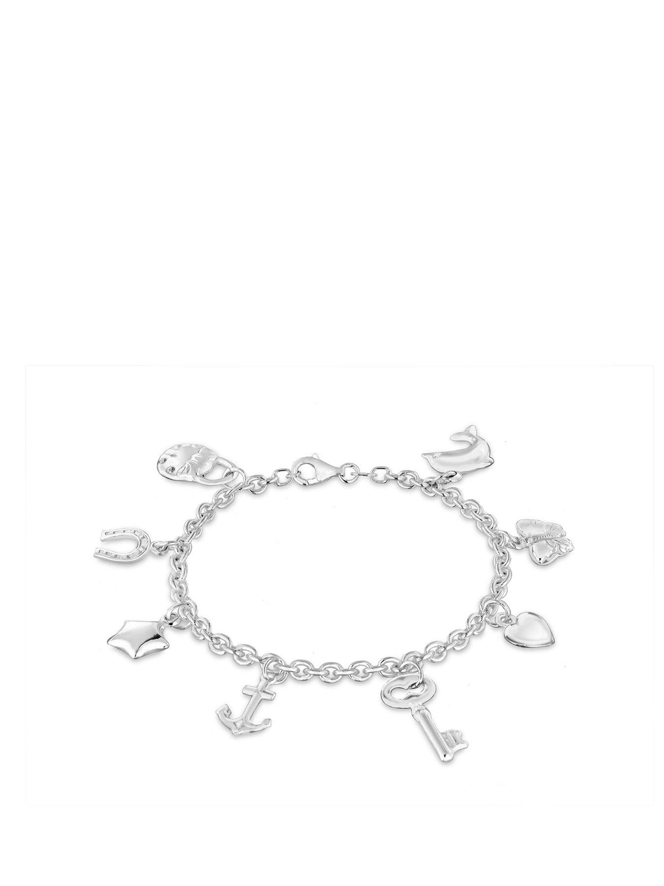 undefined Silver Rho 8Charm Belcher Bracelet