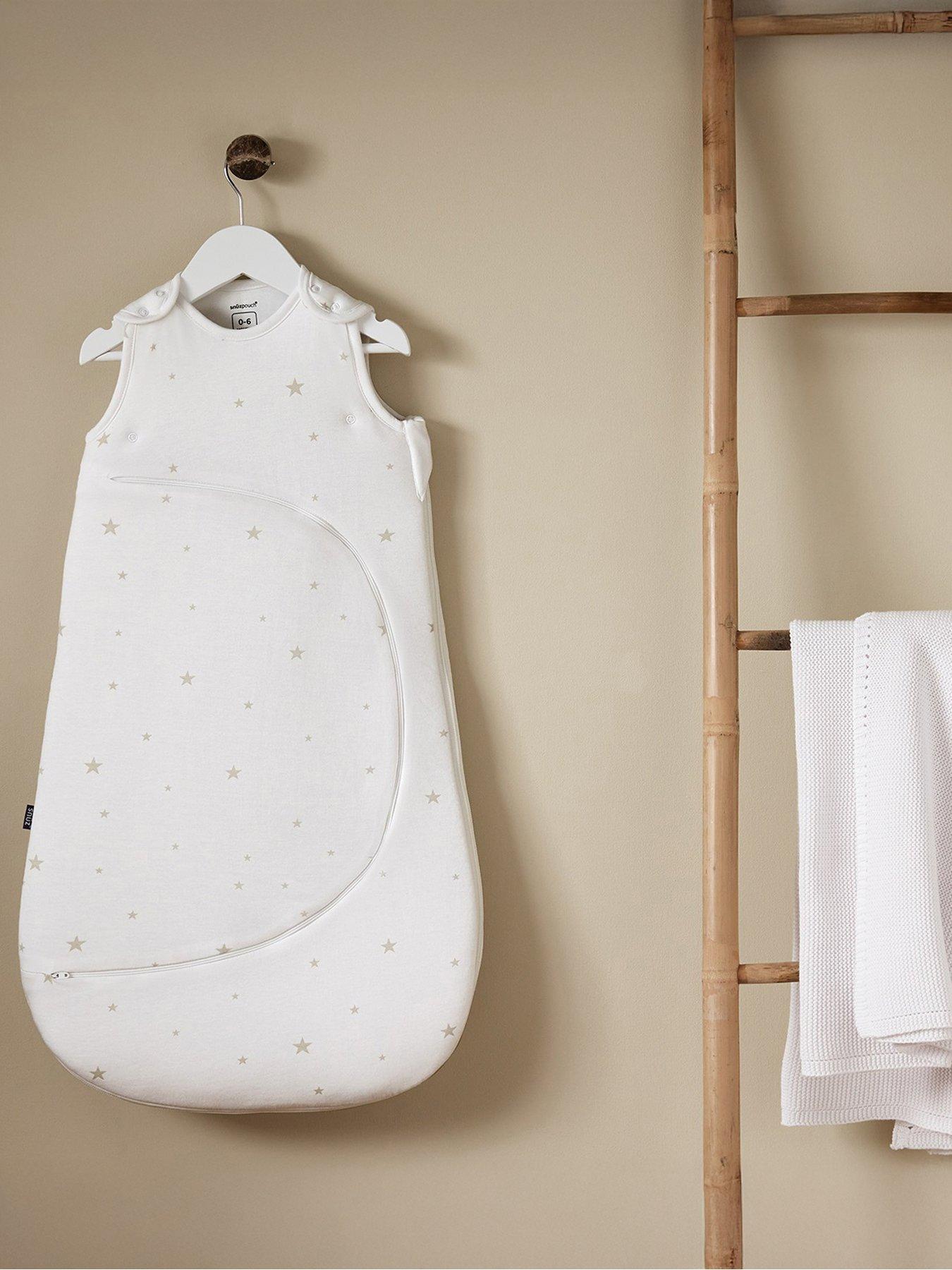 Snuz SnuzPouch 6-18 months, 1.0 Tog - White/Star