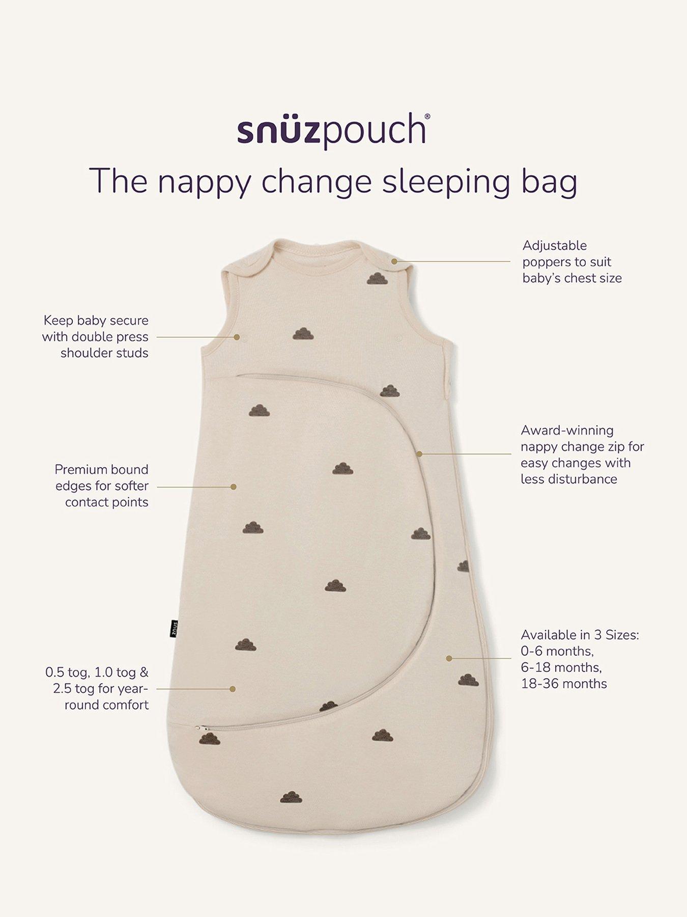 Image 5 of 5 of Snuz SnuzPouch 18-36 months, 1.0 Tog - White/Star