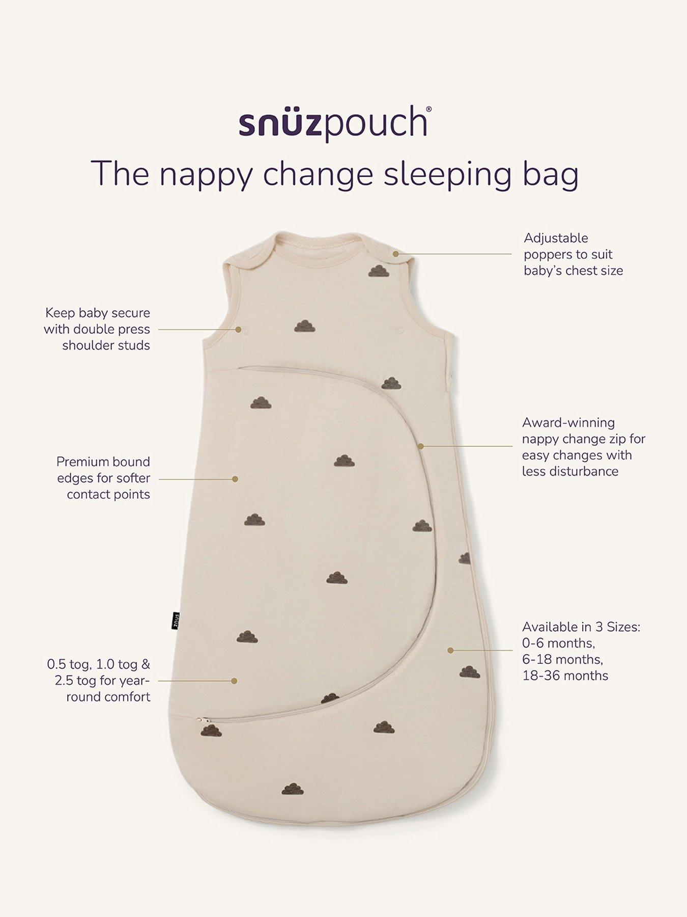 Image 5 of 5 of Snuz SnuzPouch 18-36 months, 2.5 Tog - Grey/Cloud
