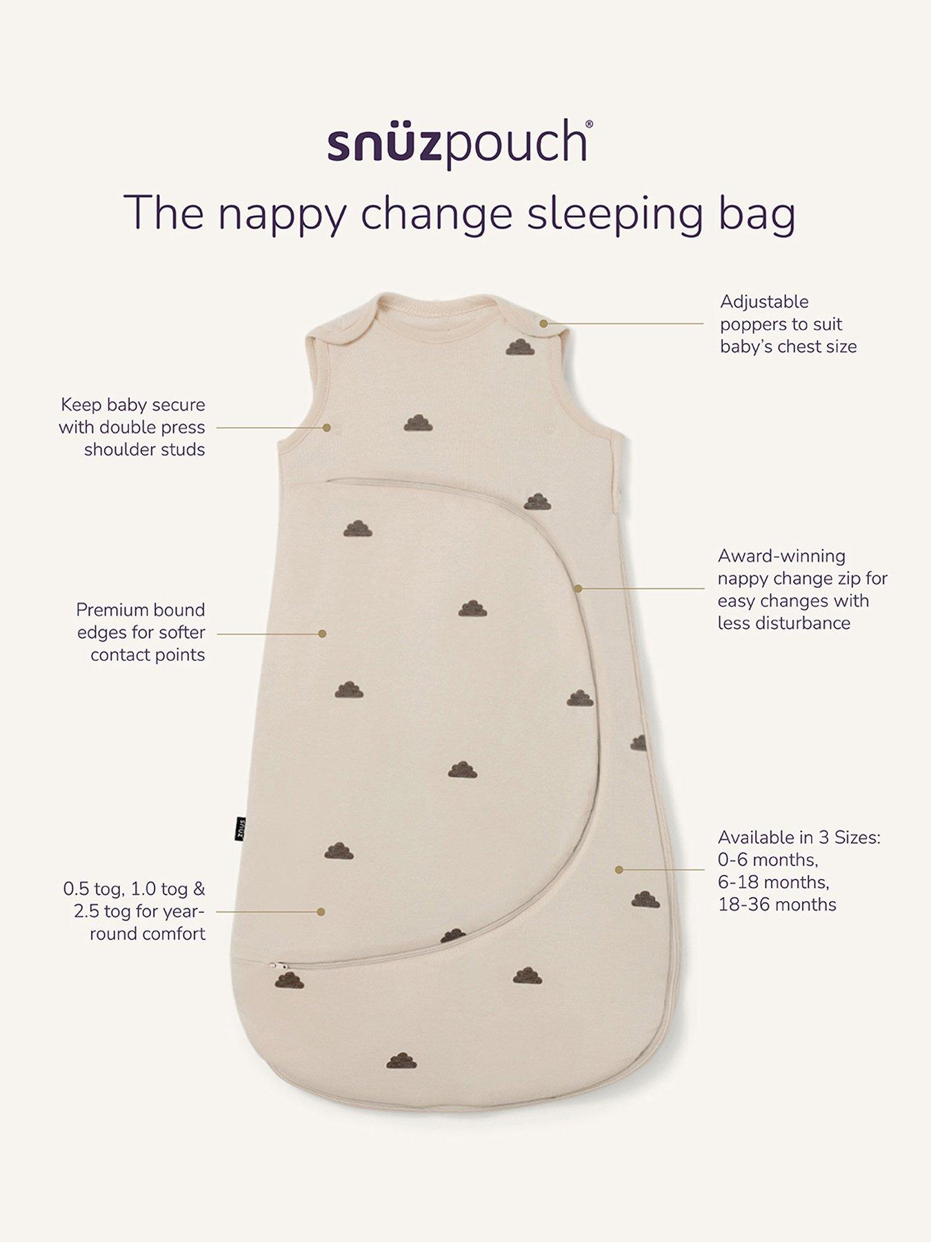 Image 5 of 5 of Snuz SnuzPouch 18-36 months, 2.5 Tog - White/Star