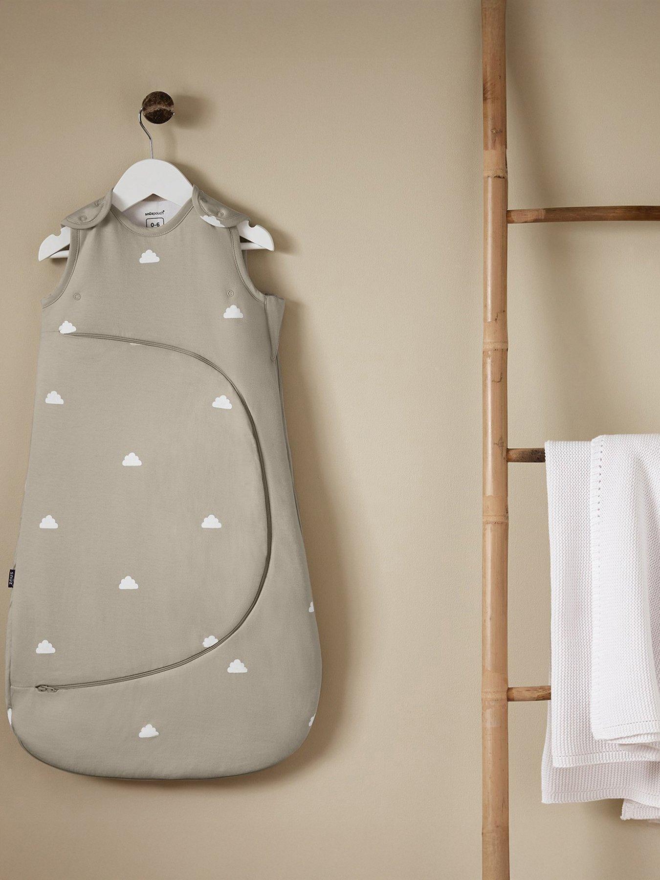 Snuz SnuzPouch 0-6 months, 1.0 Tog - Grey/Cloud
