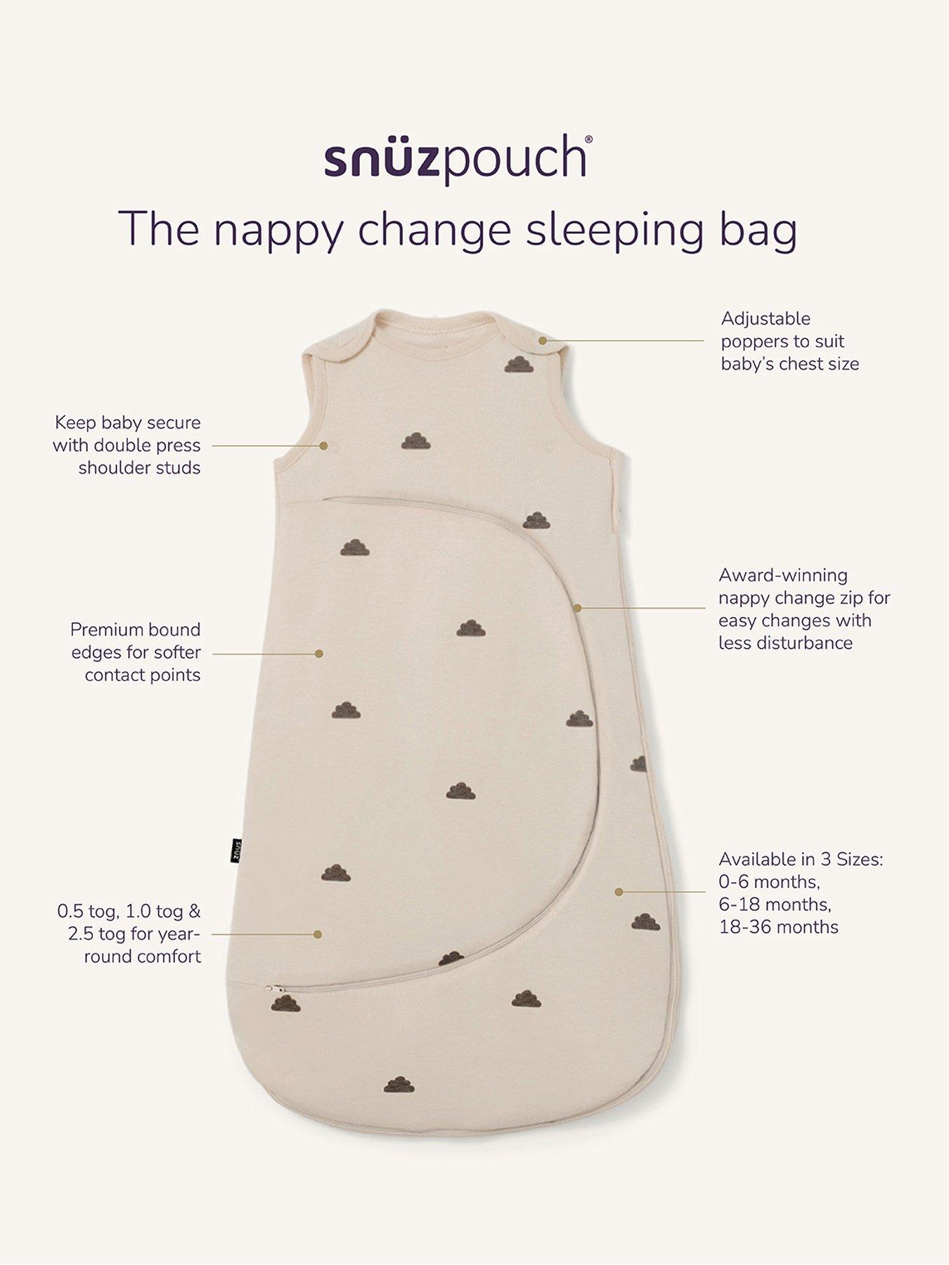 Image 7 of 7 of Snuz SnuzPouch 0-6 months, 2.5 Tog - Sand/Cloud