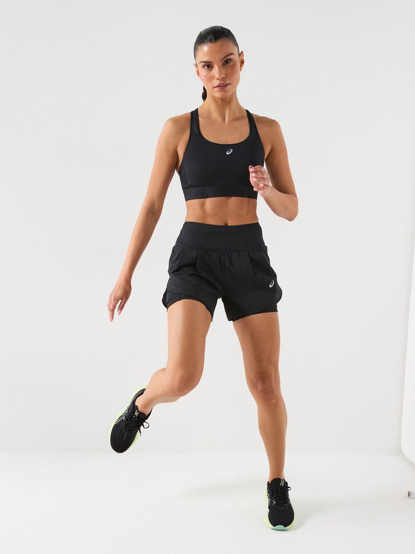 Image 3 of 5 of Asics Womens Running Road Compression Sports Bra - Black