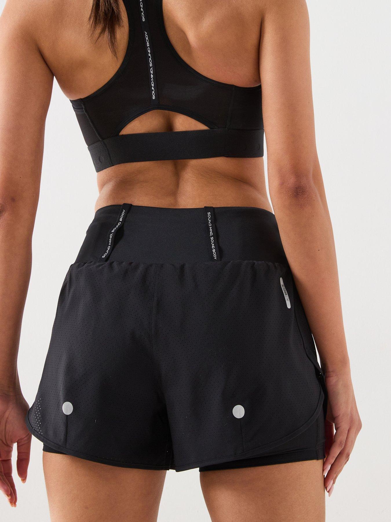 Image 4 of 6 of Asics Womens Running Road 2In1 Shorts - Black