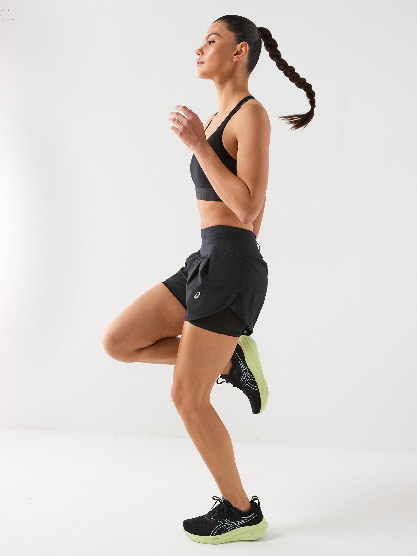 Image 6 of 6 of Asics Womens Running Road 2In1 Shorts - Black