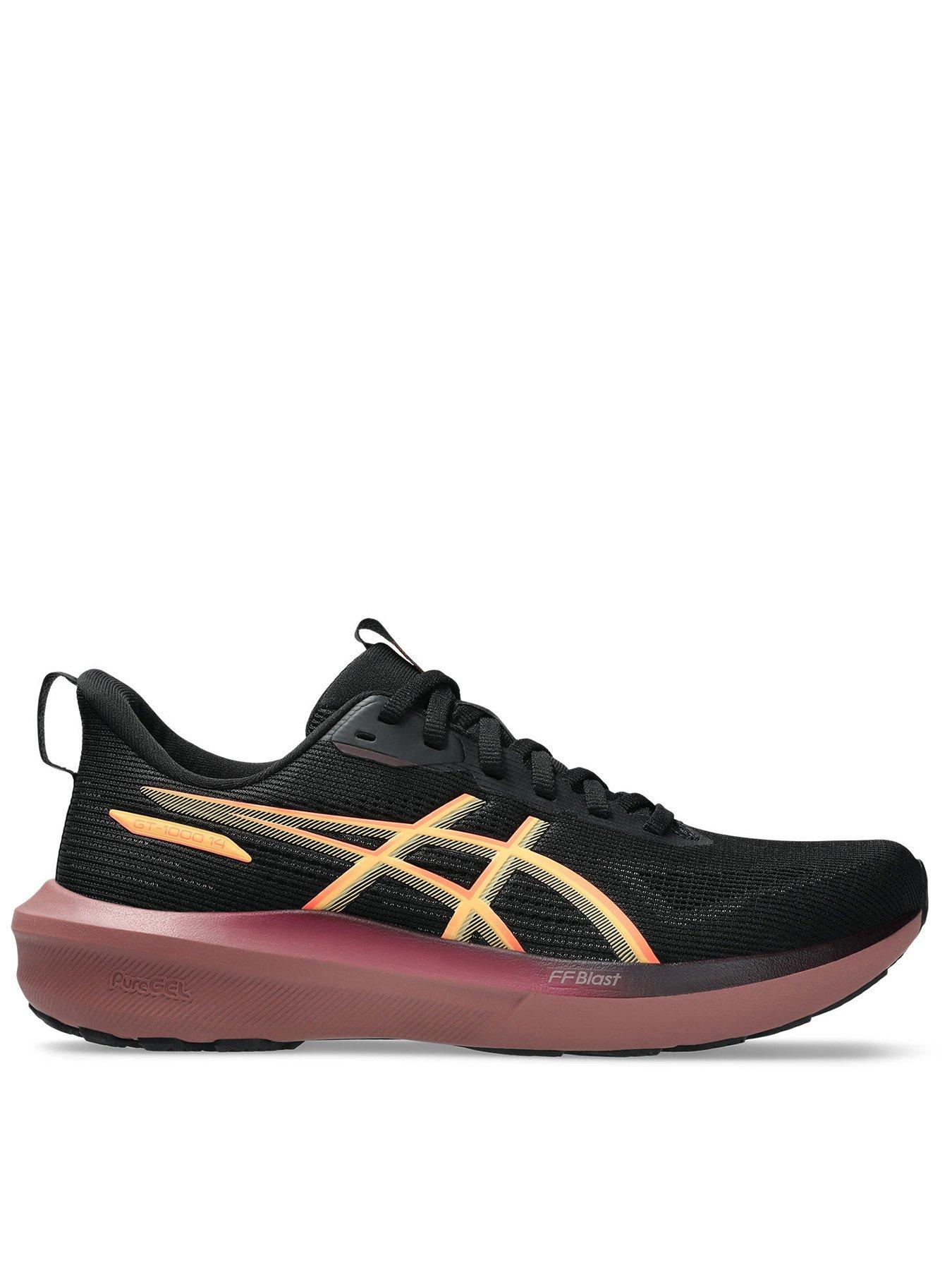 Asics Womens Running Gt-1000 14 Trainers - Black