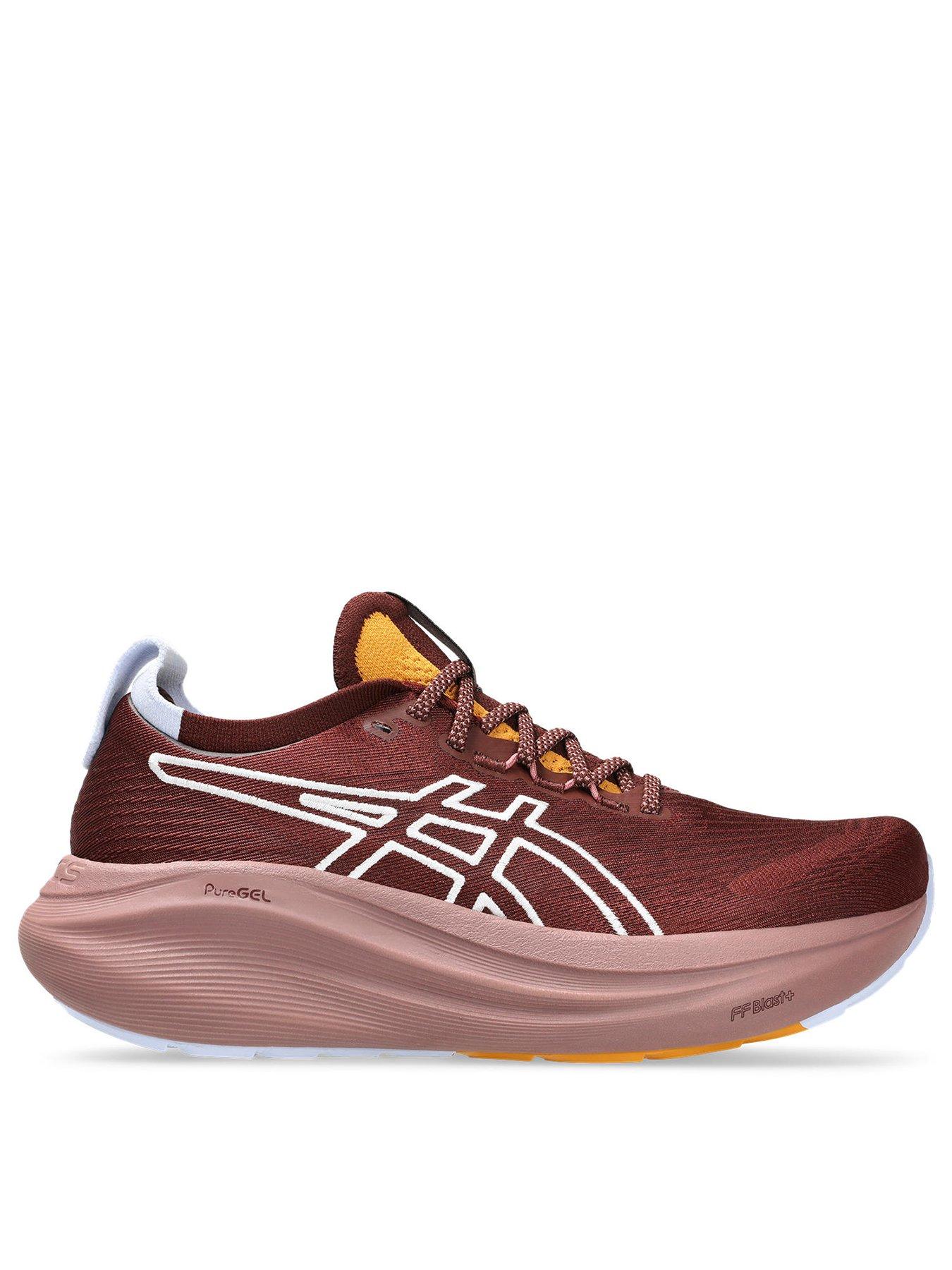 Asics Womens Running Gel-nimbus 27 Nature Bathing Trainers - Burgundy