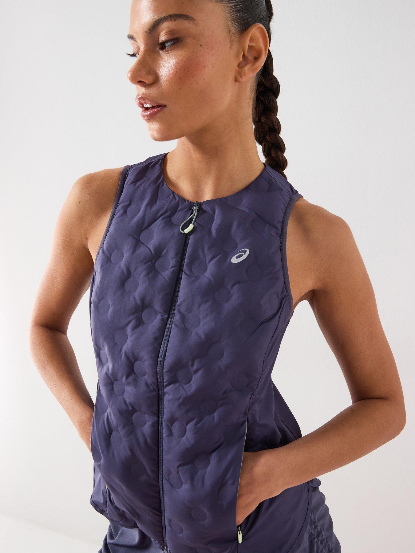 Asics Womens Running Nagino Padded Gilet - Blue