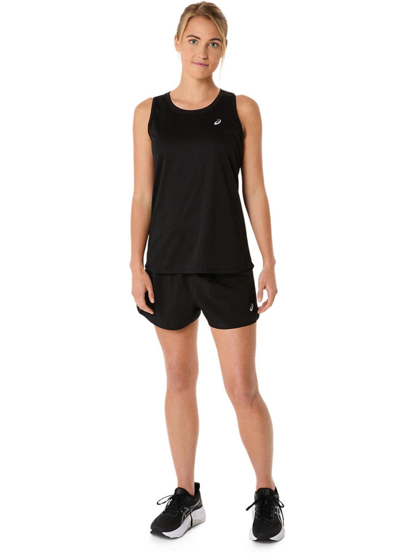 Image 3 of 4 of Asics Womens Running Core Split Shorts - Black