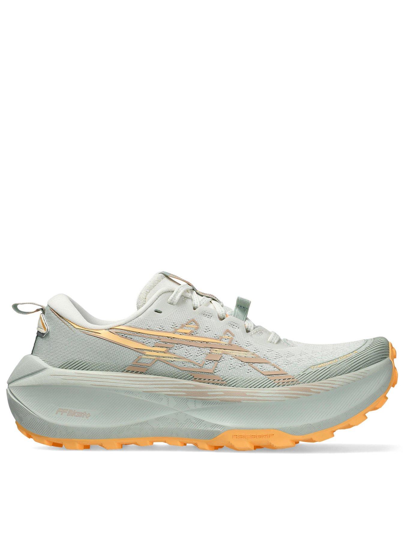 Asics Womens Trail Running Trabuco Max 4 Trainers - Green/orange