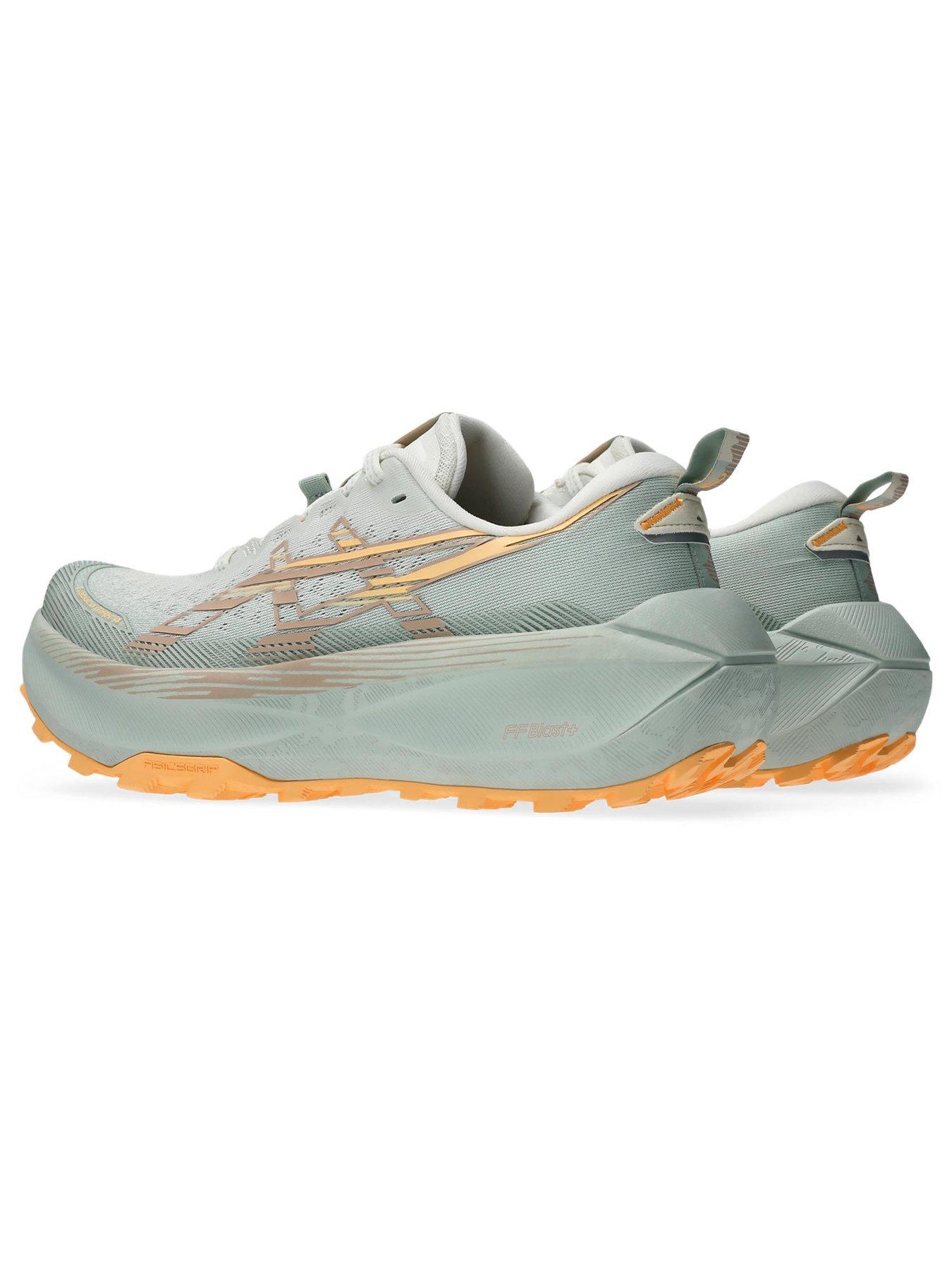 Image 7 of 7 of Asics Womens Trail Running Trabuco Max 4 Trainers - Green/orange
