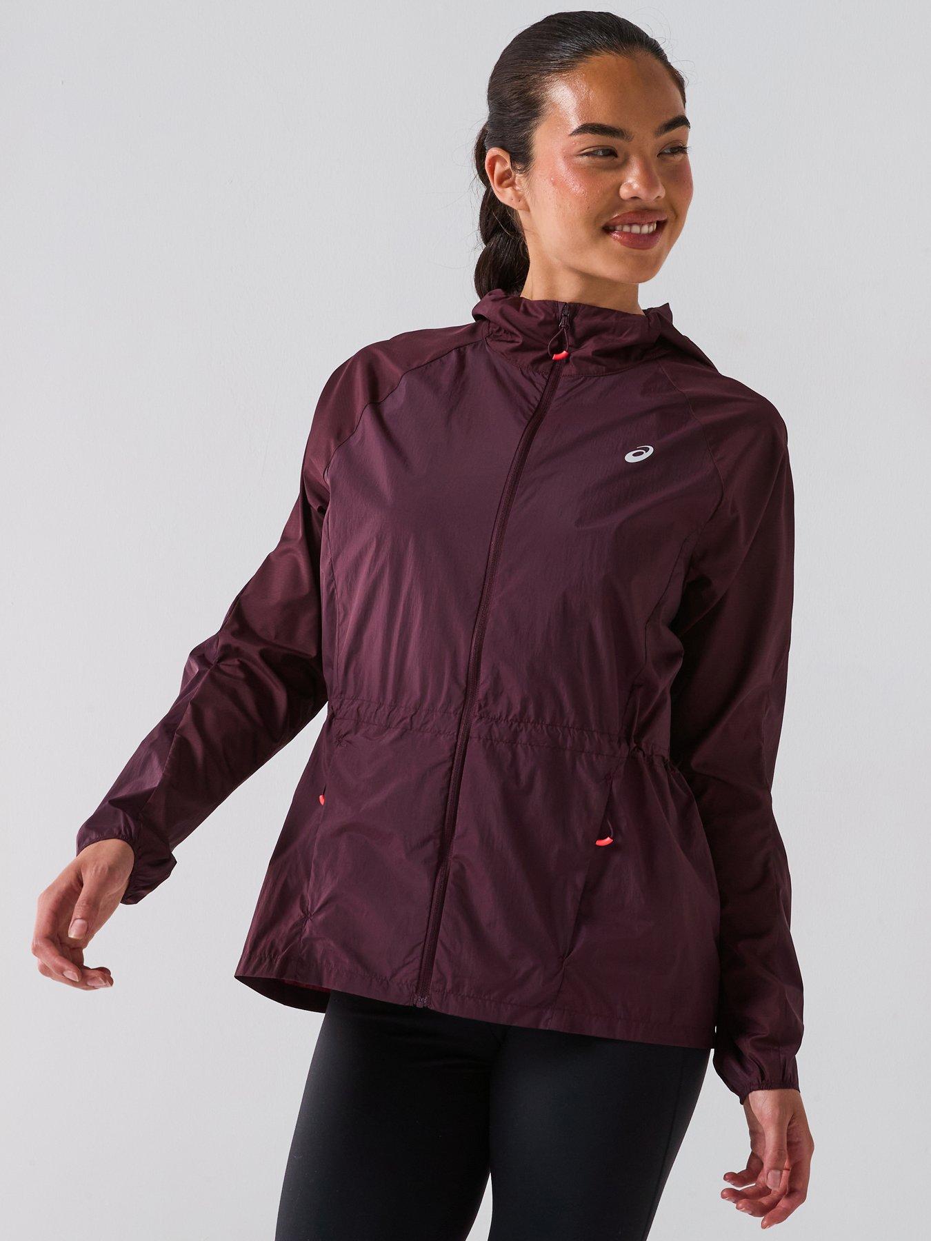 Asics Womens Running Road Packable Jacket - Purple | Very