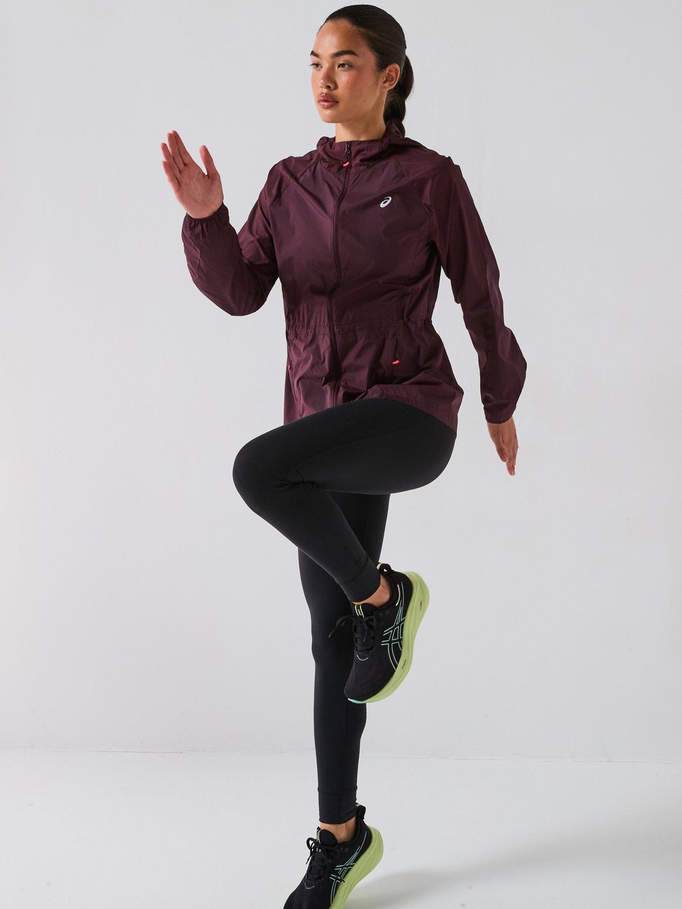 Asics Womens Running Road Packable Jacket - Purple | Very