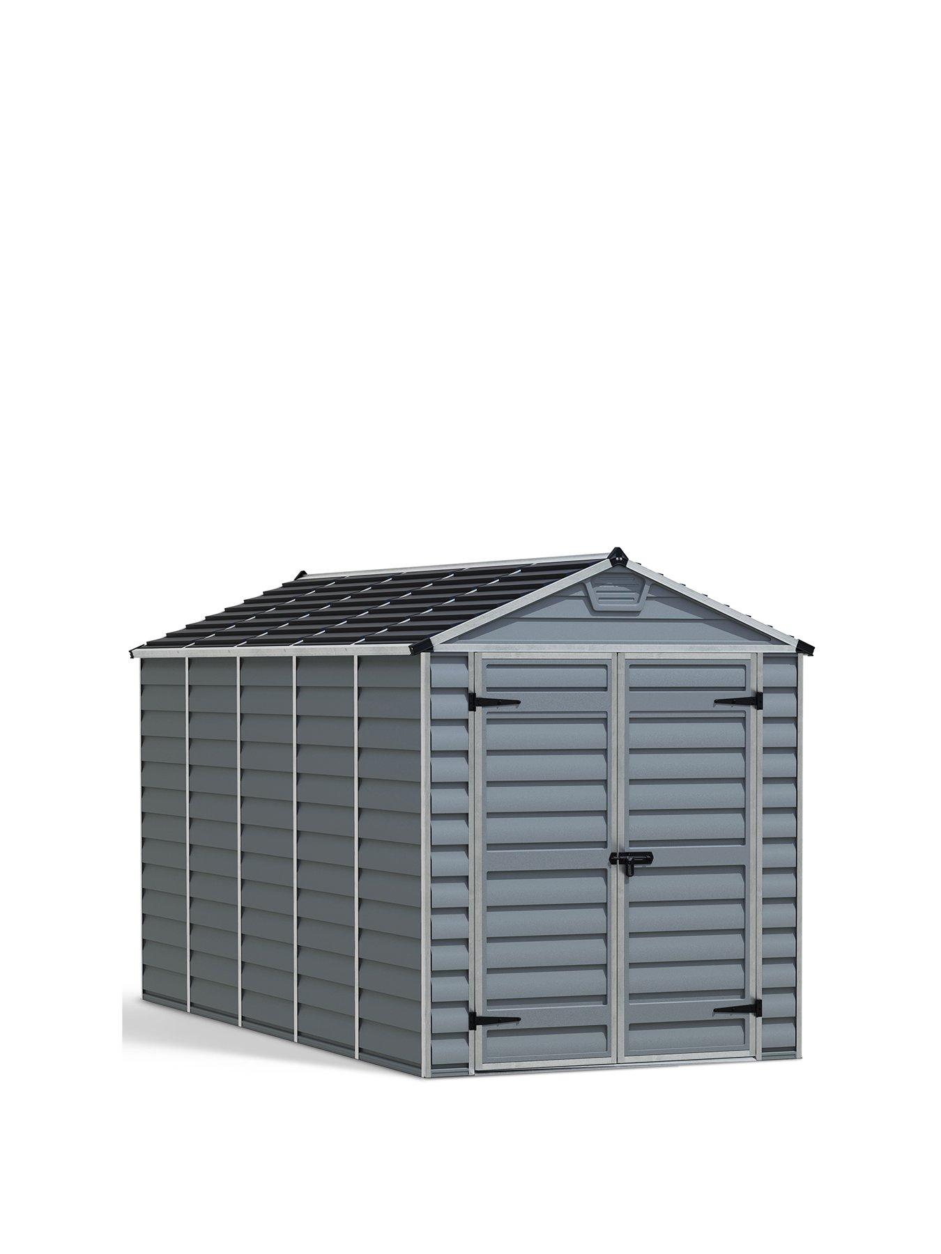 Image 2 of 5 of Canopia by Palram Skylight Shed 6X12 D. Grey-Special Pack