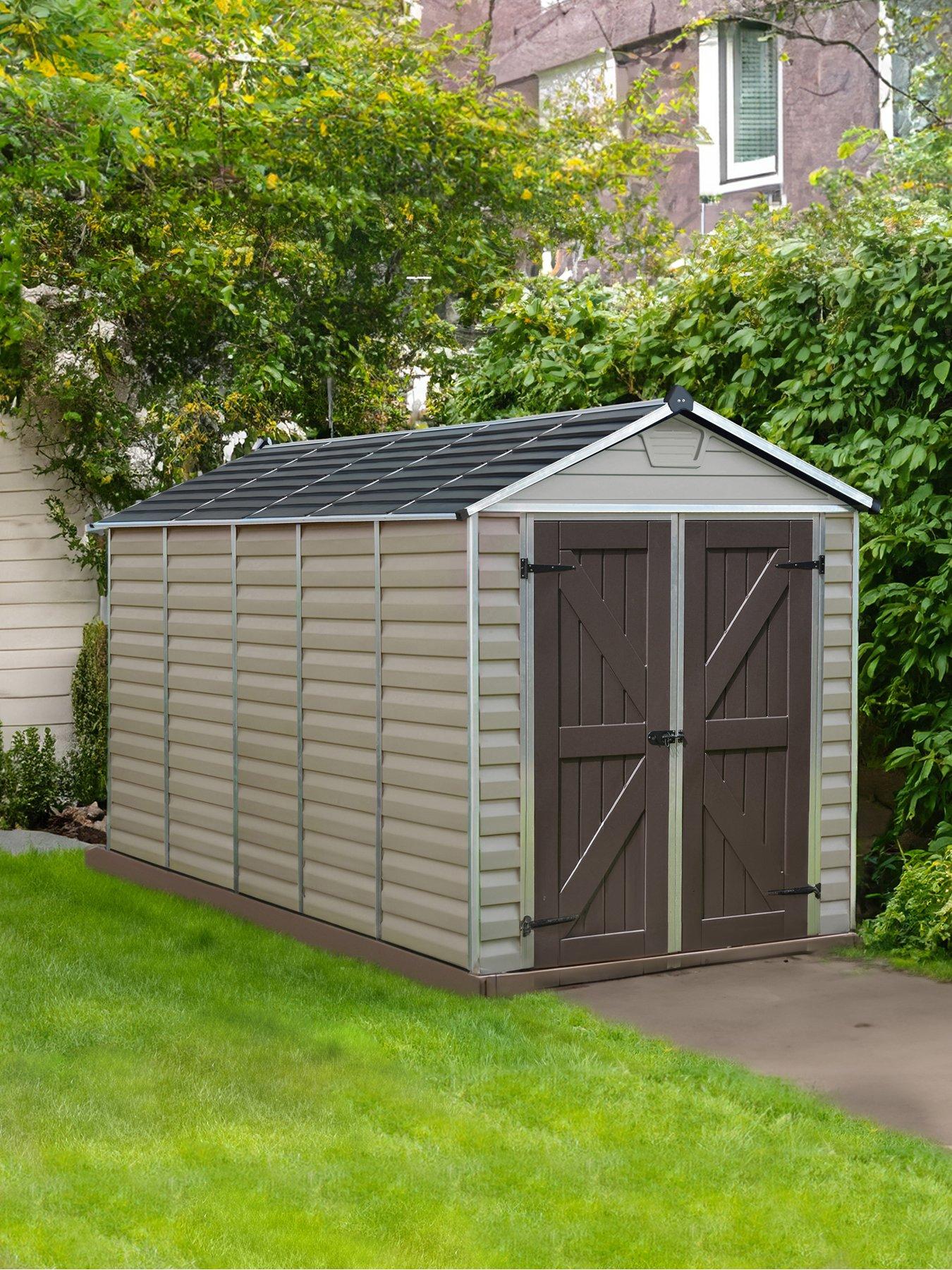 undefined Skylight Shed 6X12 Tan- Special Pack