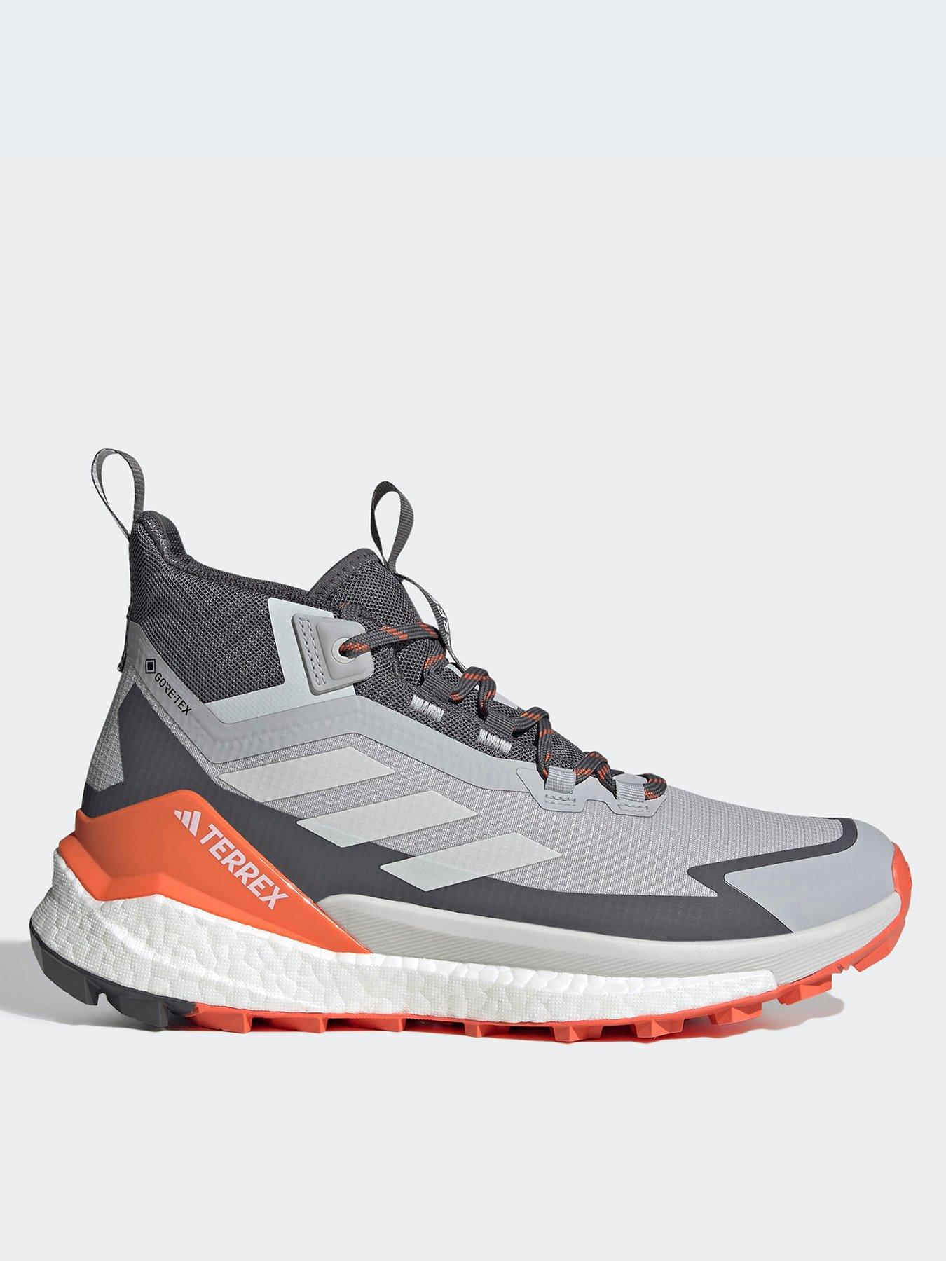 undefined Mens Terrex Free Hiker 2.0 Gore-tex Hiking Shoes - Grey