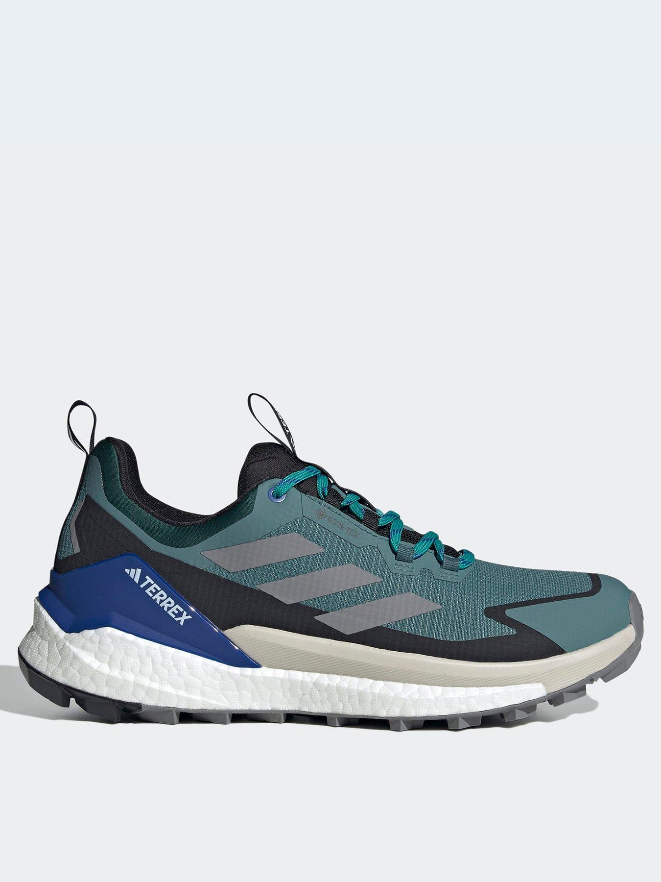 adidas Terrex Mens Free Hiker 2.0 Low Gore-Tex Hiking Shoes - Green