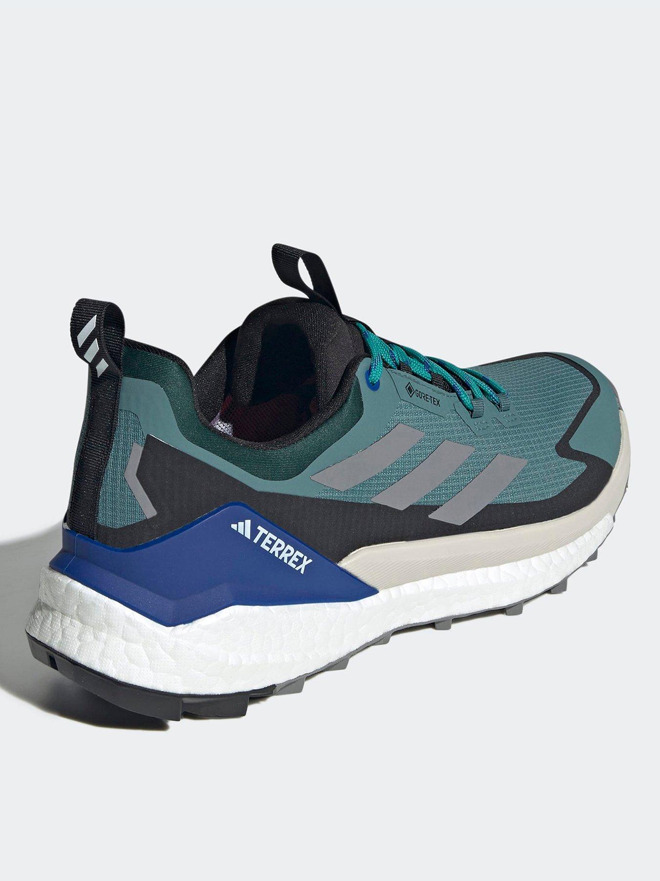 Image 3 of 7 of adidas Terrex Mens Free Hiker 2.0 Low Goretex Hiking Shoes - Green