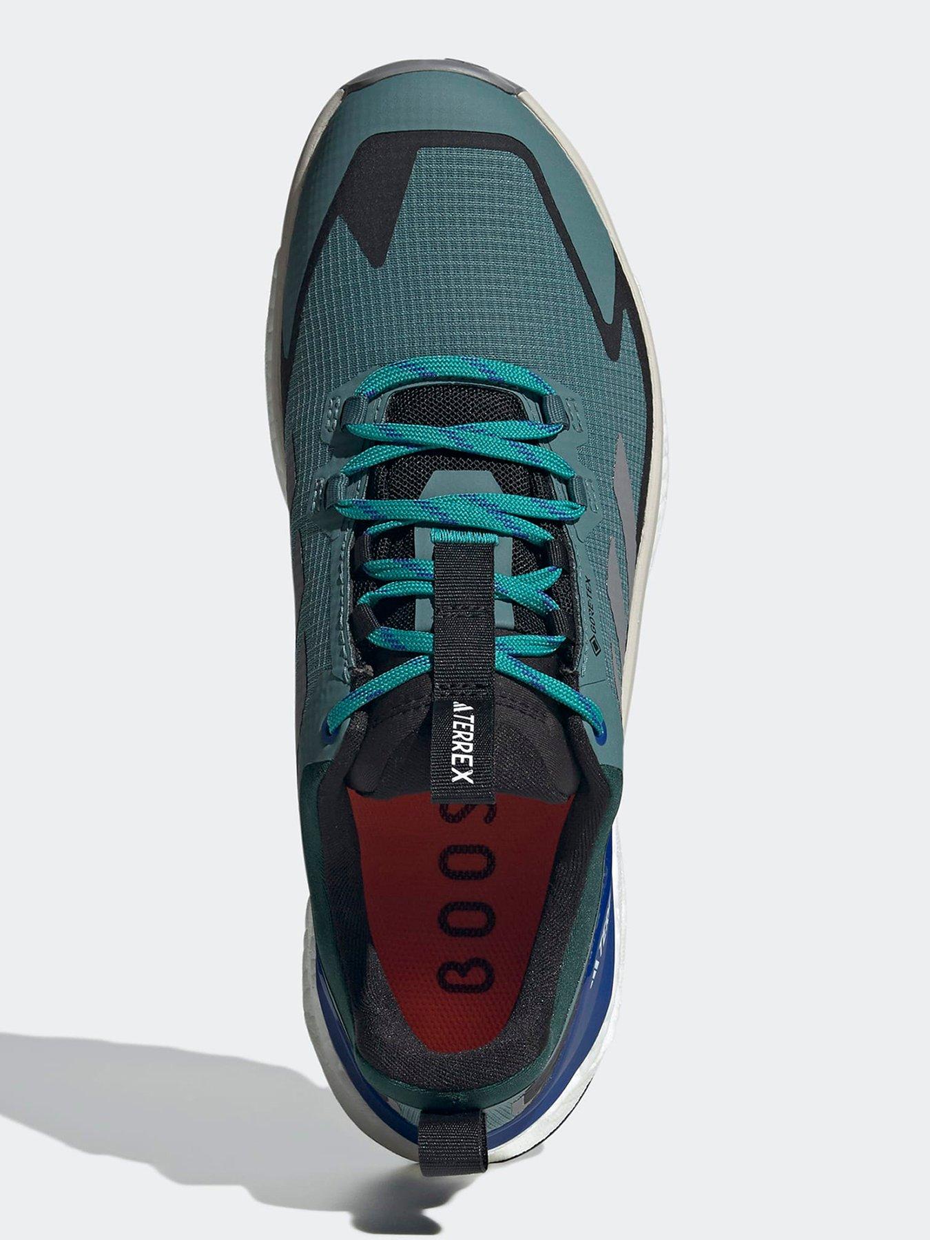 Image 4 of 7 of adidas Terrex Mens Free Hiker 2.0 Low Goretex Hiking Shoes - Green