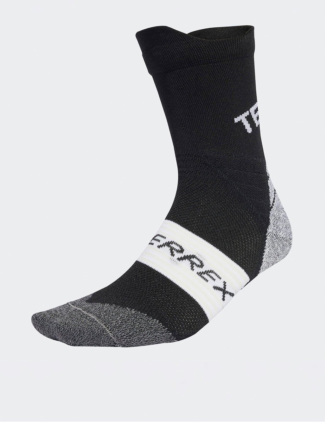adidas Terrex Unisex Xperior Trail Crew Socks, Black, Size Xs, Men