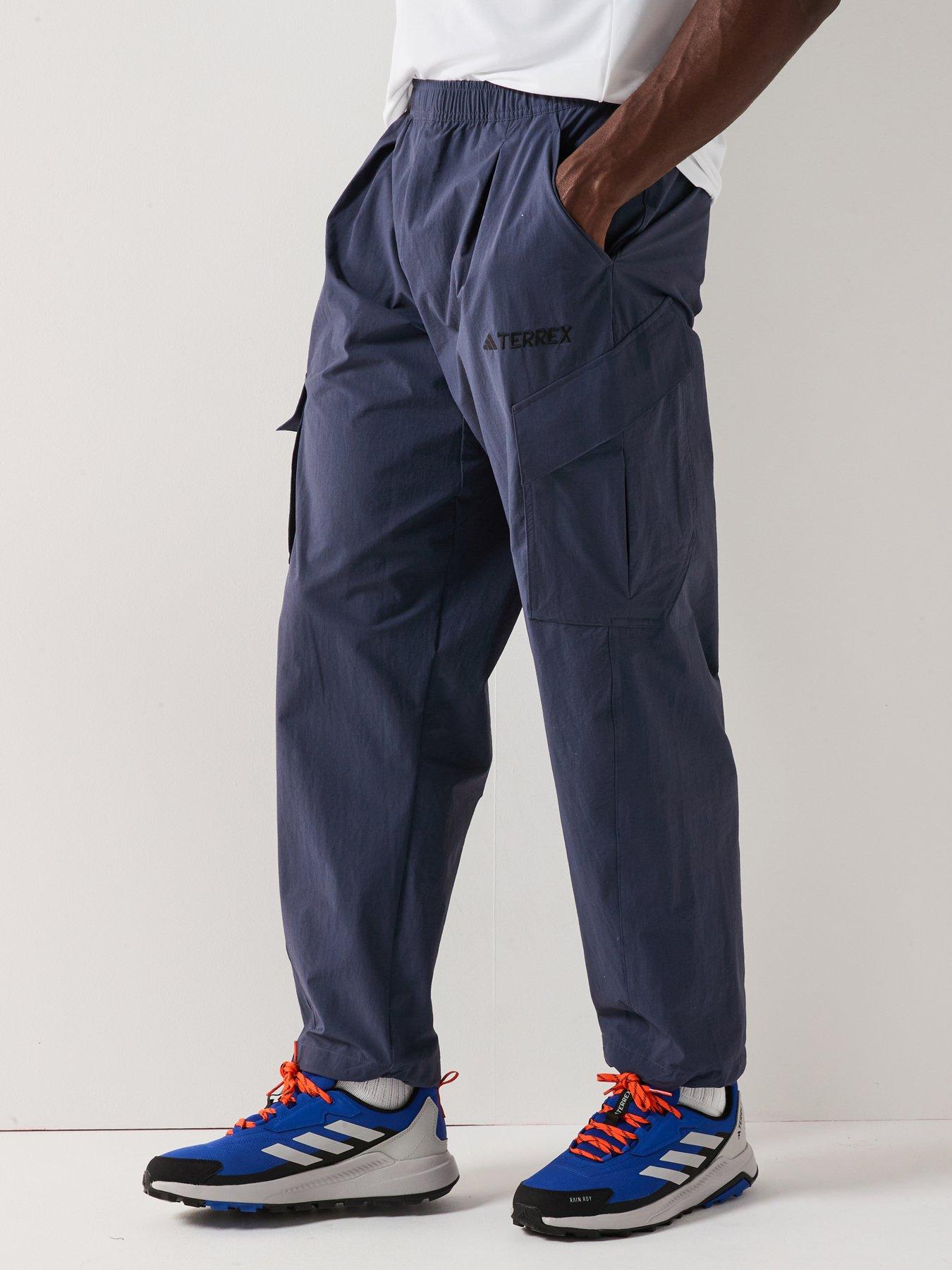 Cllios Men's Snow Ski Outdoor Waterproof Windproof Fleece Lined Cargo Hiking Pants Work Straight Leg Patchwork Trouser With Zipper Pockets