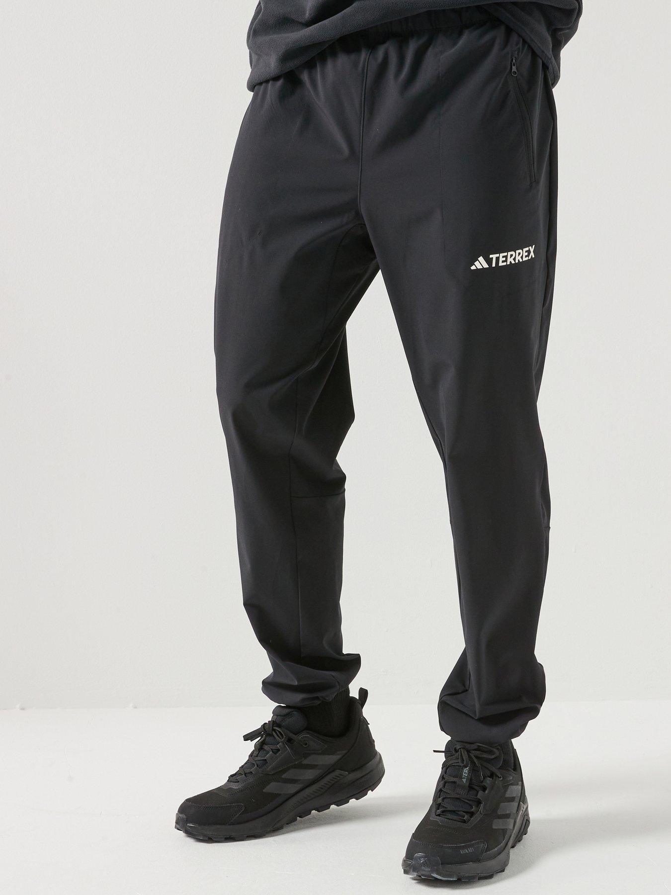 adidas Terrex Mens Outdoor Multi Essentials Stretch Joggers - Black