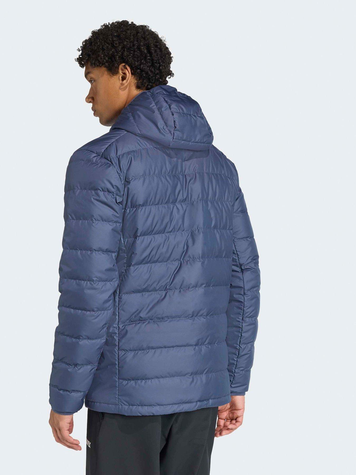 Image 2 of 5 of adidas Terrex Mens Mt Down Hooded Jacket - Navy