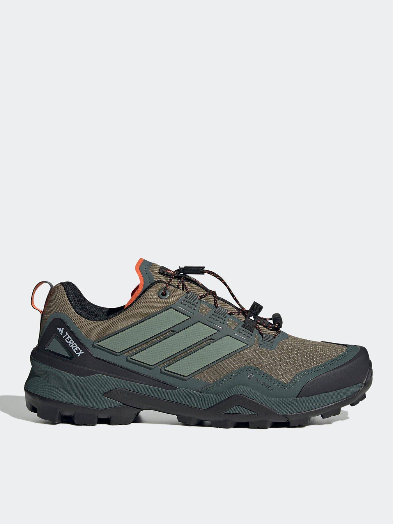 adidas Terrex: Mens Skychaser Goretex Hiking Shoes - Green