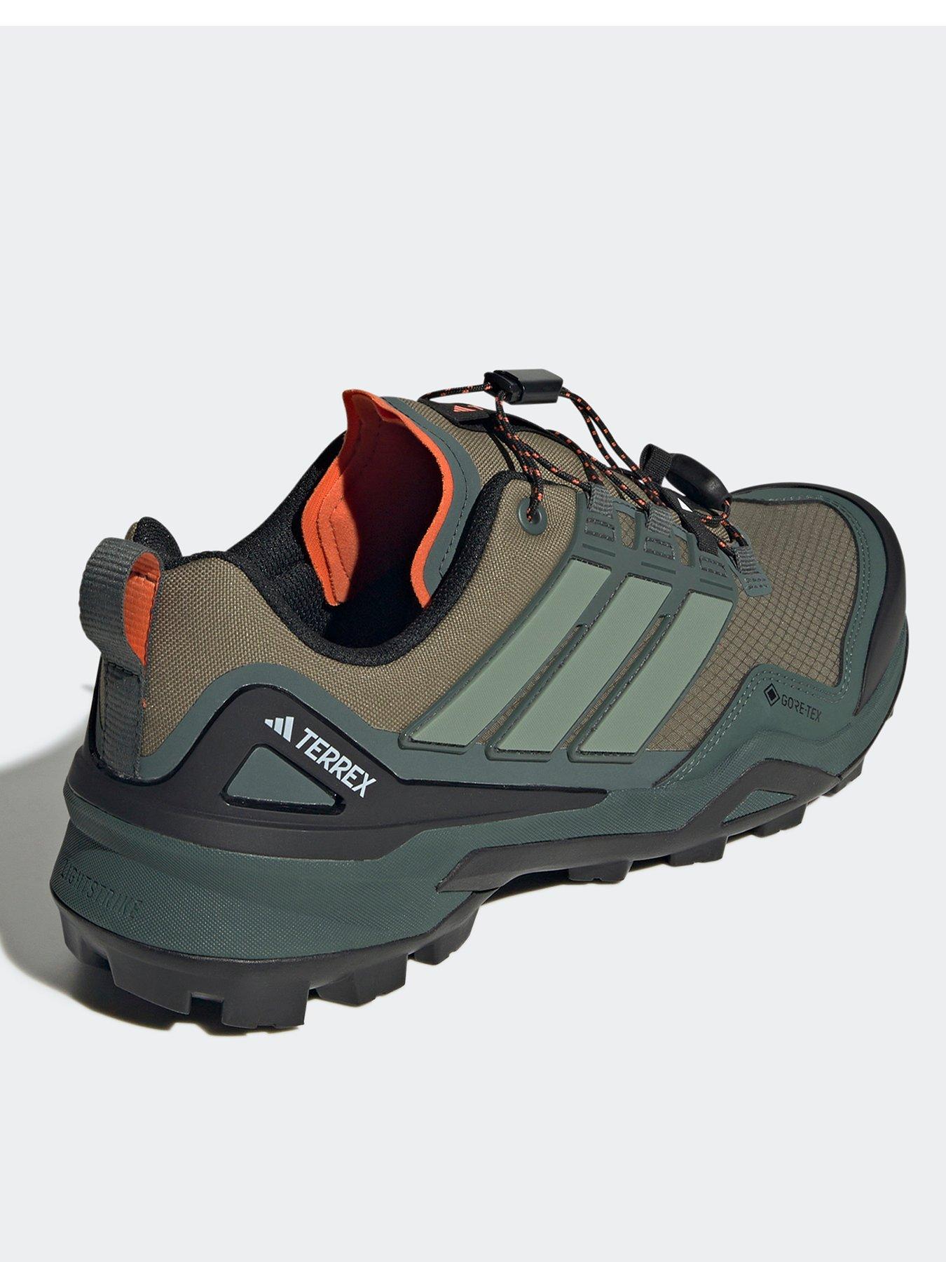 Image 3 of 7 of adidas Terrex Mens Skychaser Goretex Hiking Shoes - Green