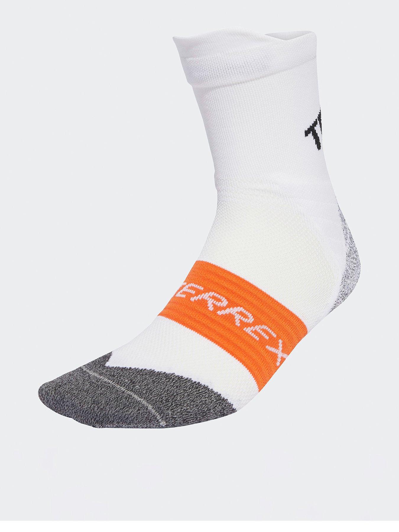 adidas Terrex: Unisex Xperior Trail Crew Socks - White
