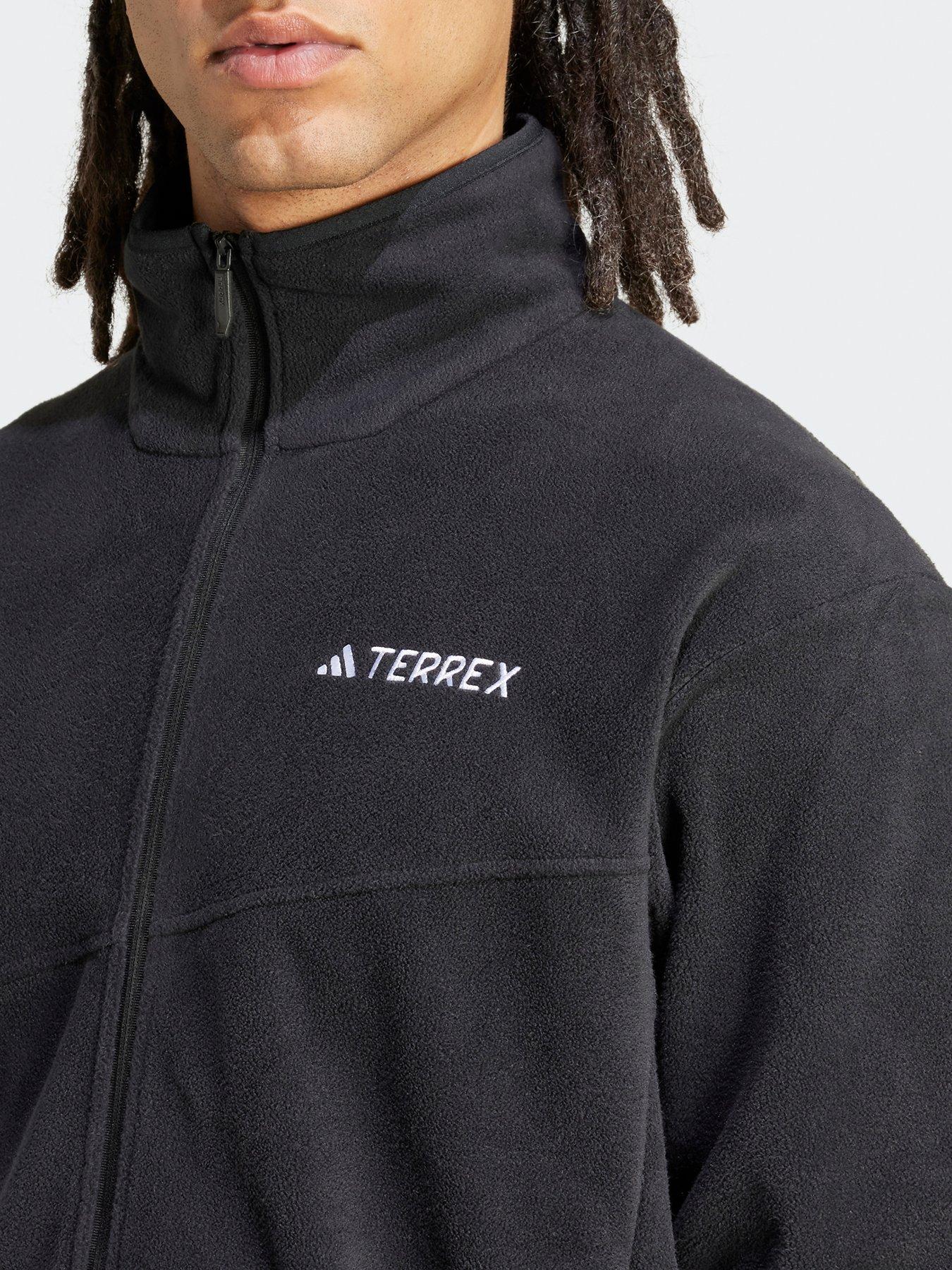 Image 5 of 5 of adidas Terrex Mens Outdoor Multi Full-Zip Fleece Jacket - Black