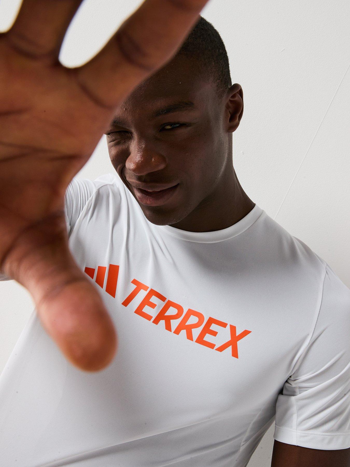 Image 4 of 5 of adidas Terrex Mens Multi Climacool Logo Tech T- Shirt - White