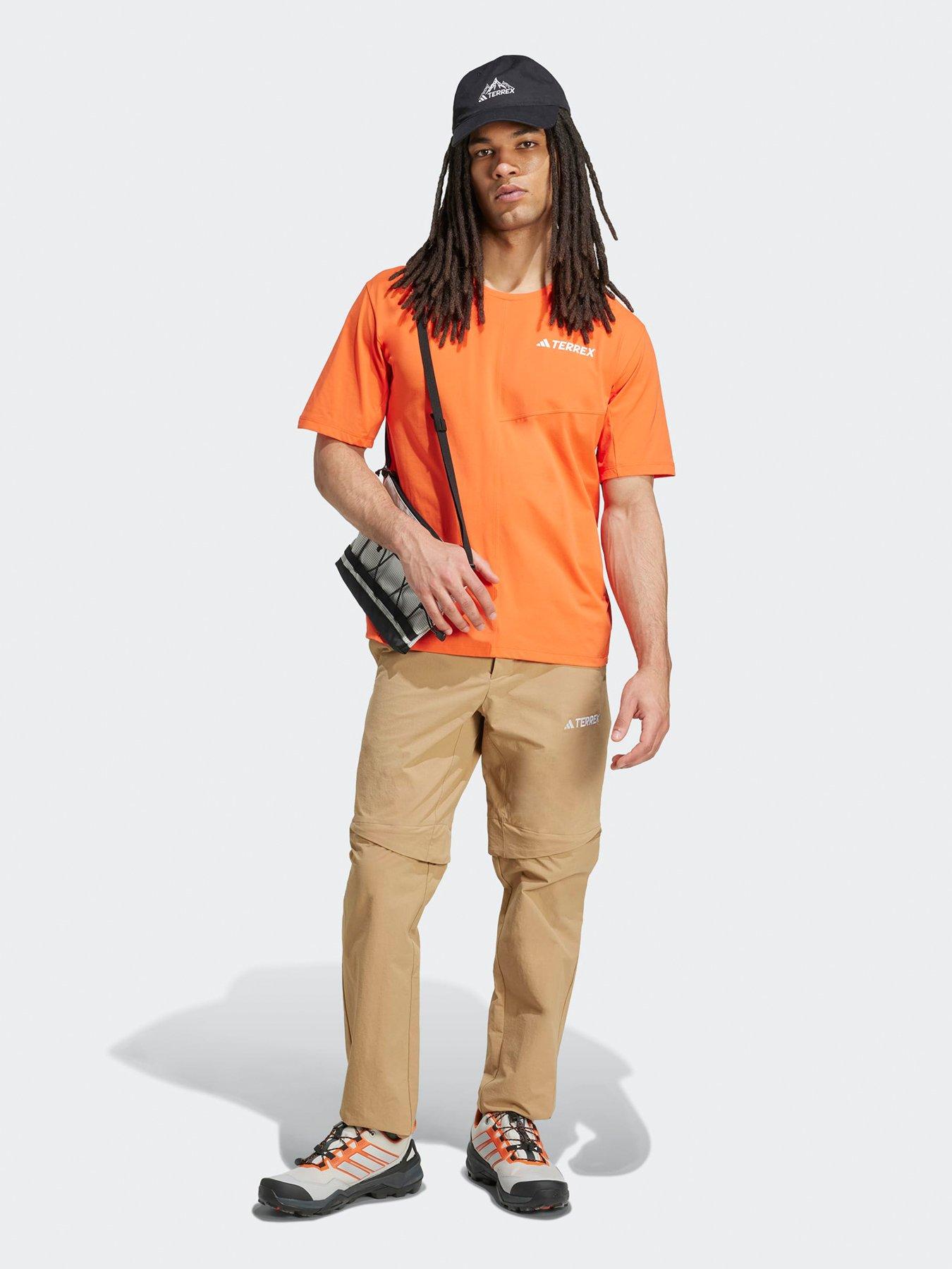Image 3 of 5 of adidas Terrex Mens Multi Climacool T- Shirt - Orange