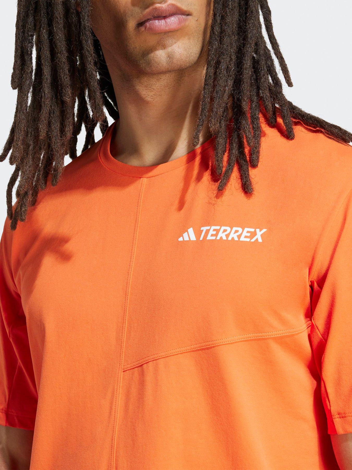 Image 4 of 5 of adidas Terrex Mens Multi Climacool T- Shirt - Orange