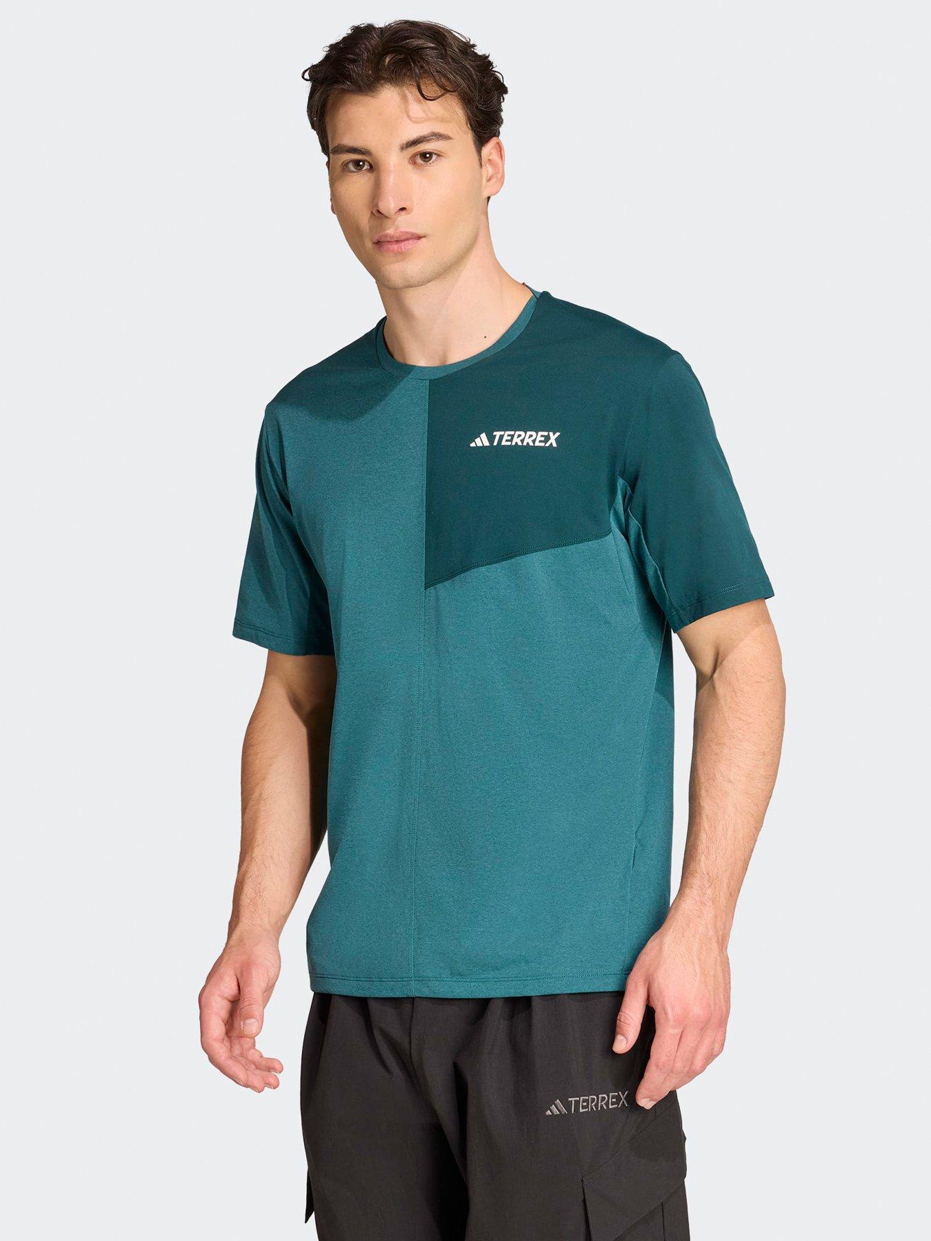 undefined Mens Terrex Multi Climacool T- Shirt - Green