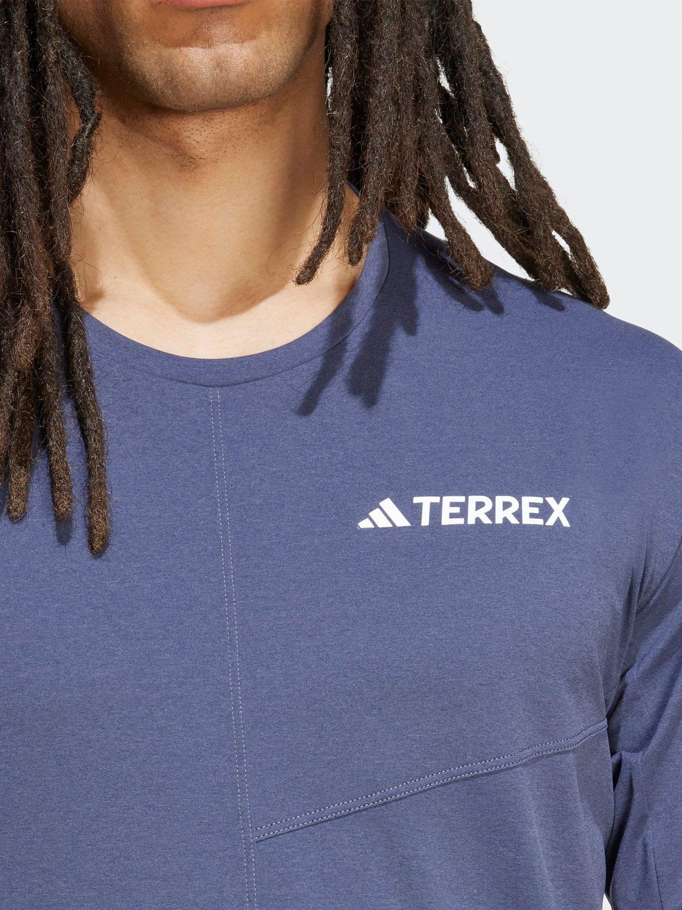 Image 4 of 5 of adidas Terrex Mens Multi Climacool T- Shirt - Navy