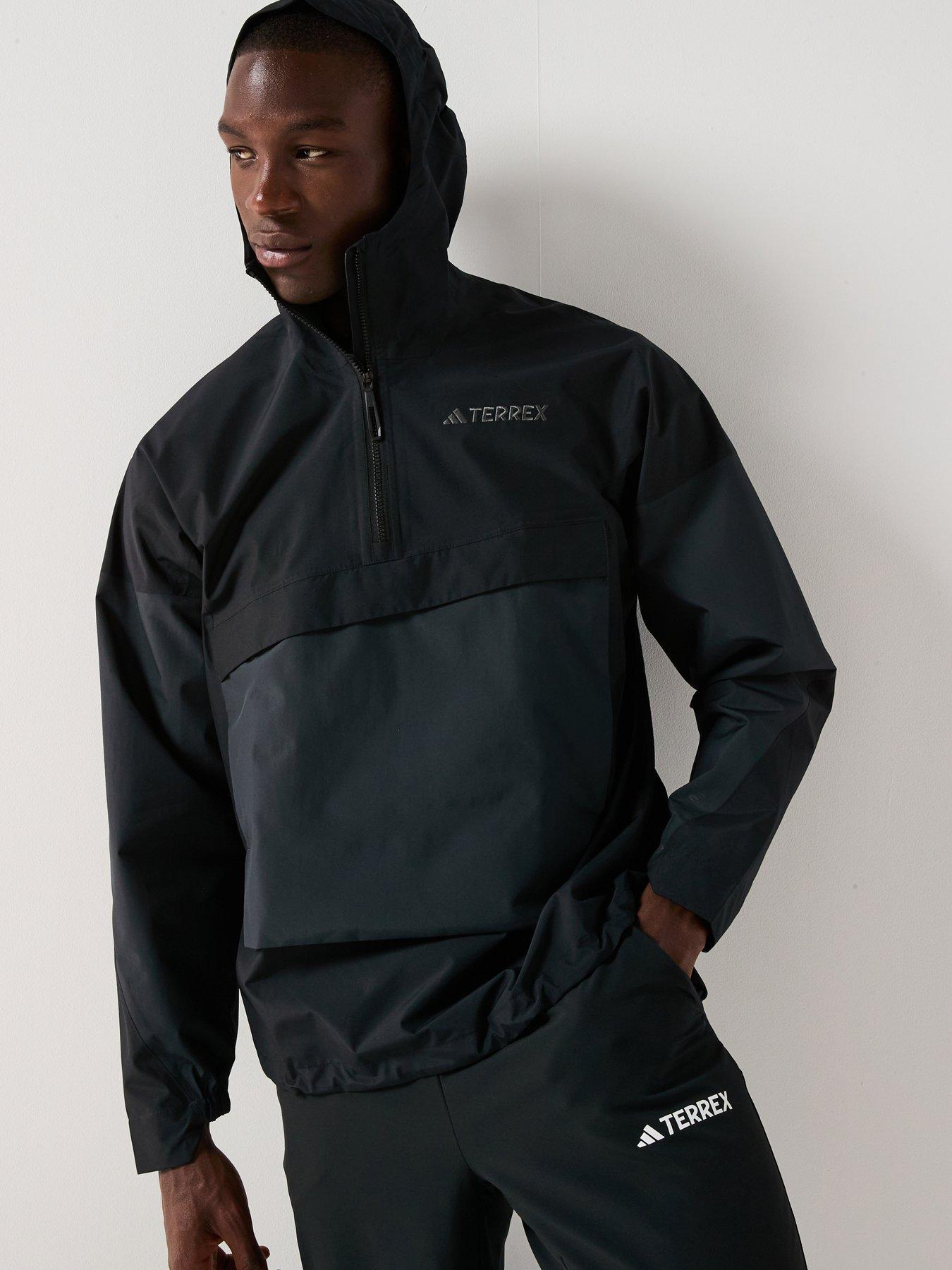 undefined Mens Terrex Xploric 2.5l Climaproof Anorak - Black
