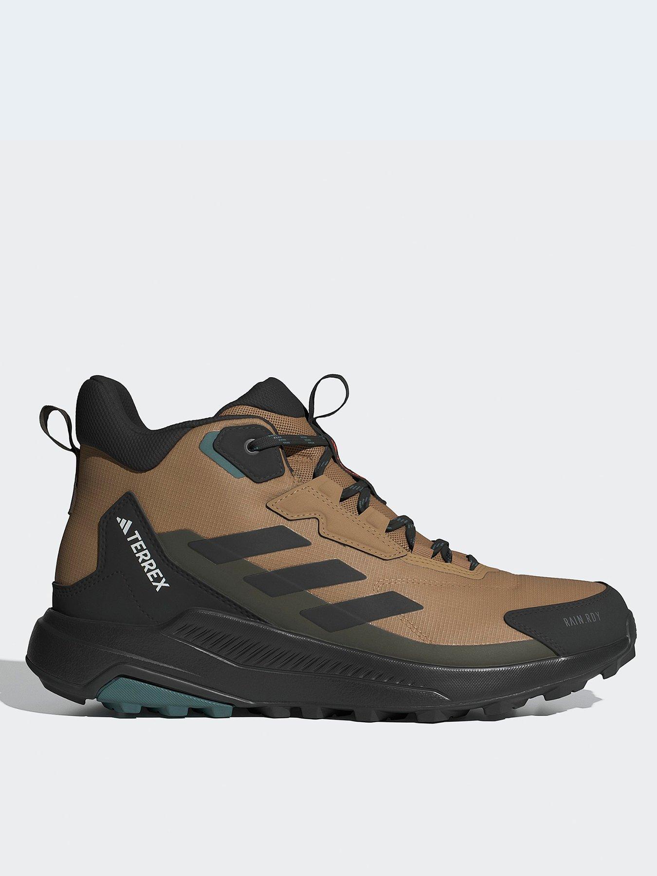 undefined Mens Terrex Anylander Mid Rain.rdy Hiking Shoes - Brown