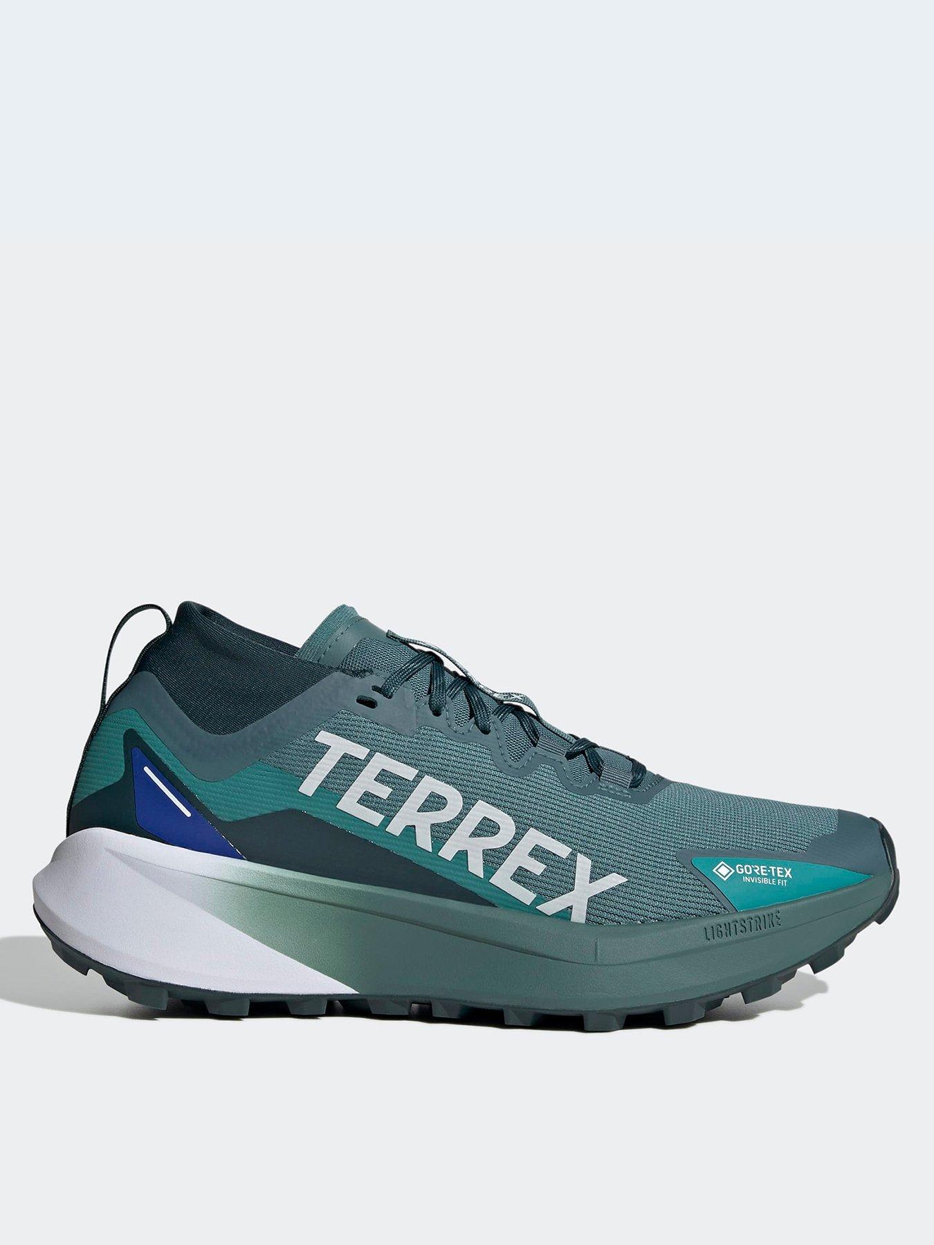 Image 1 of 7 of adidas Terrex Mens Agravic Goretex Trail Running Shoes - Green